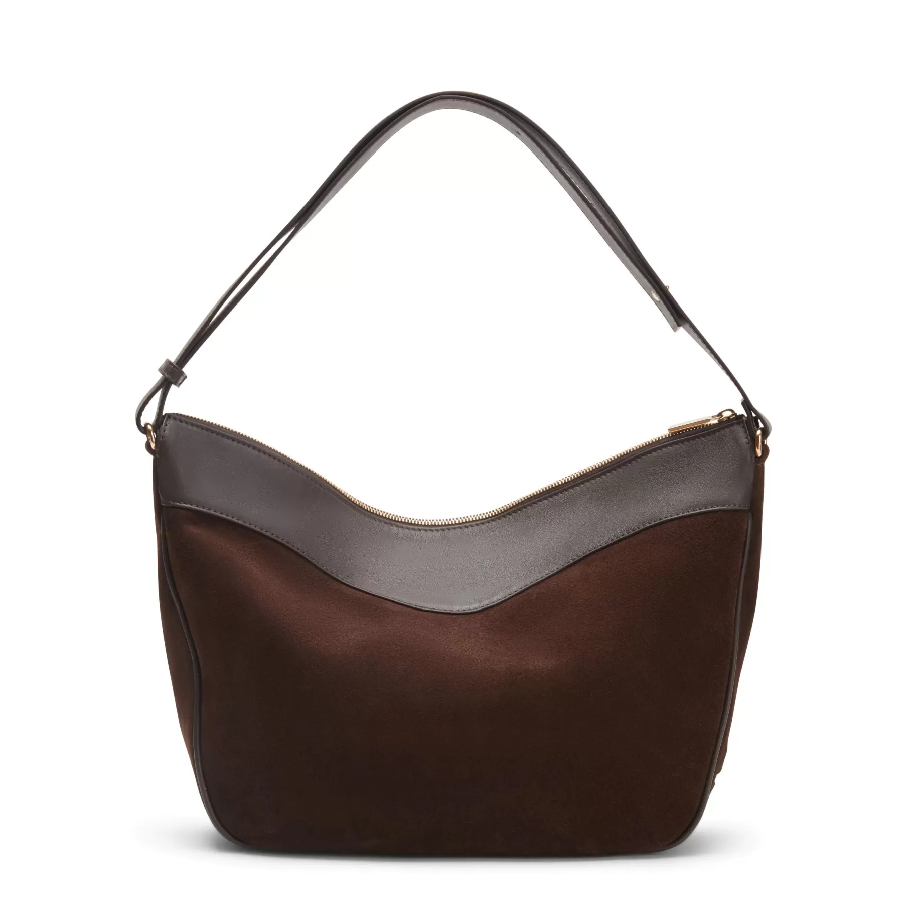 Best Fratelli Rossetti Shoulder bag Claire in suede cacao-