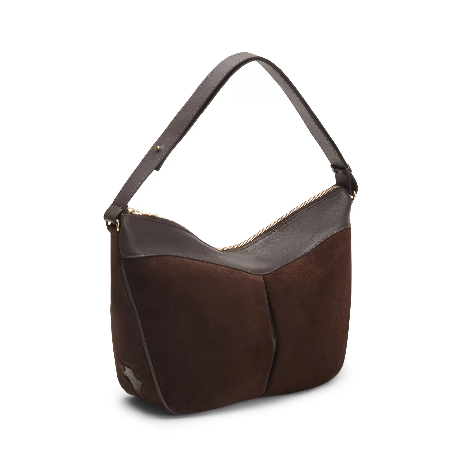 Best Fratelli Rossetti Shoulder bag Claire in suede cacao-