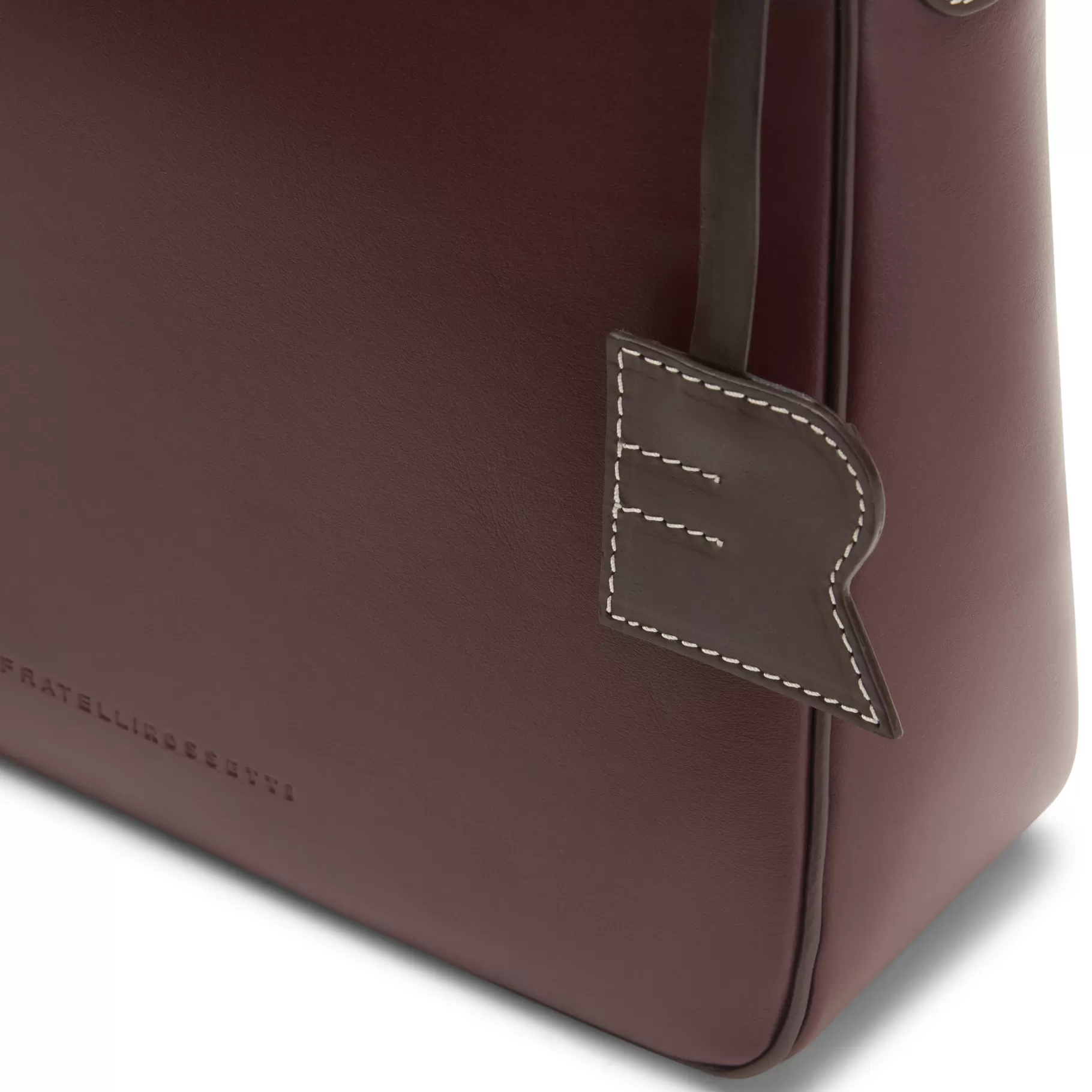 Outlet Fratelli Rossetti Shoulder bag Royal in pelle colore bruciato-