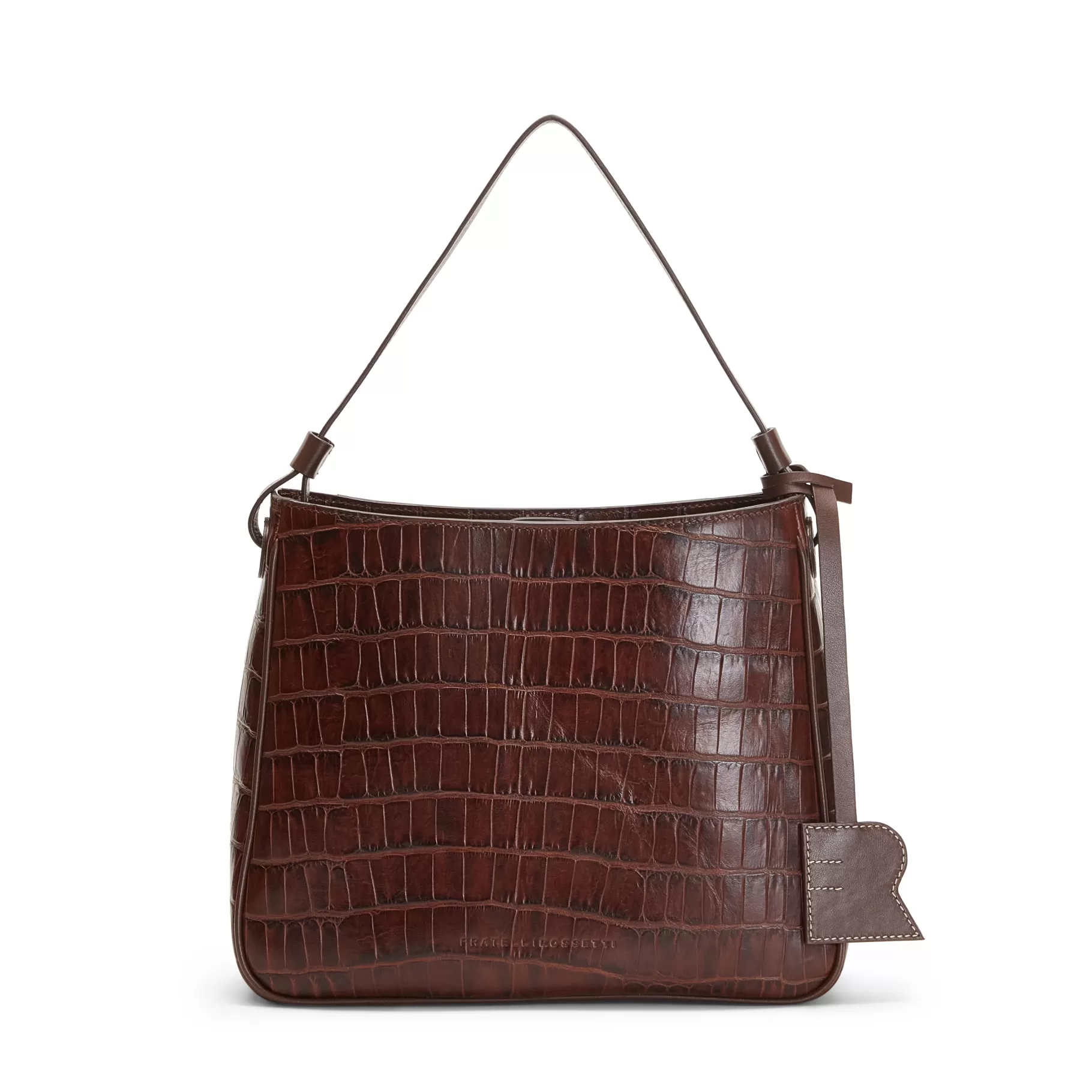 Sale Fratelli Rossetti Shoulder bag Royal in pelle colore marrone-
