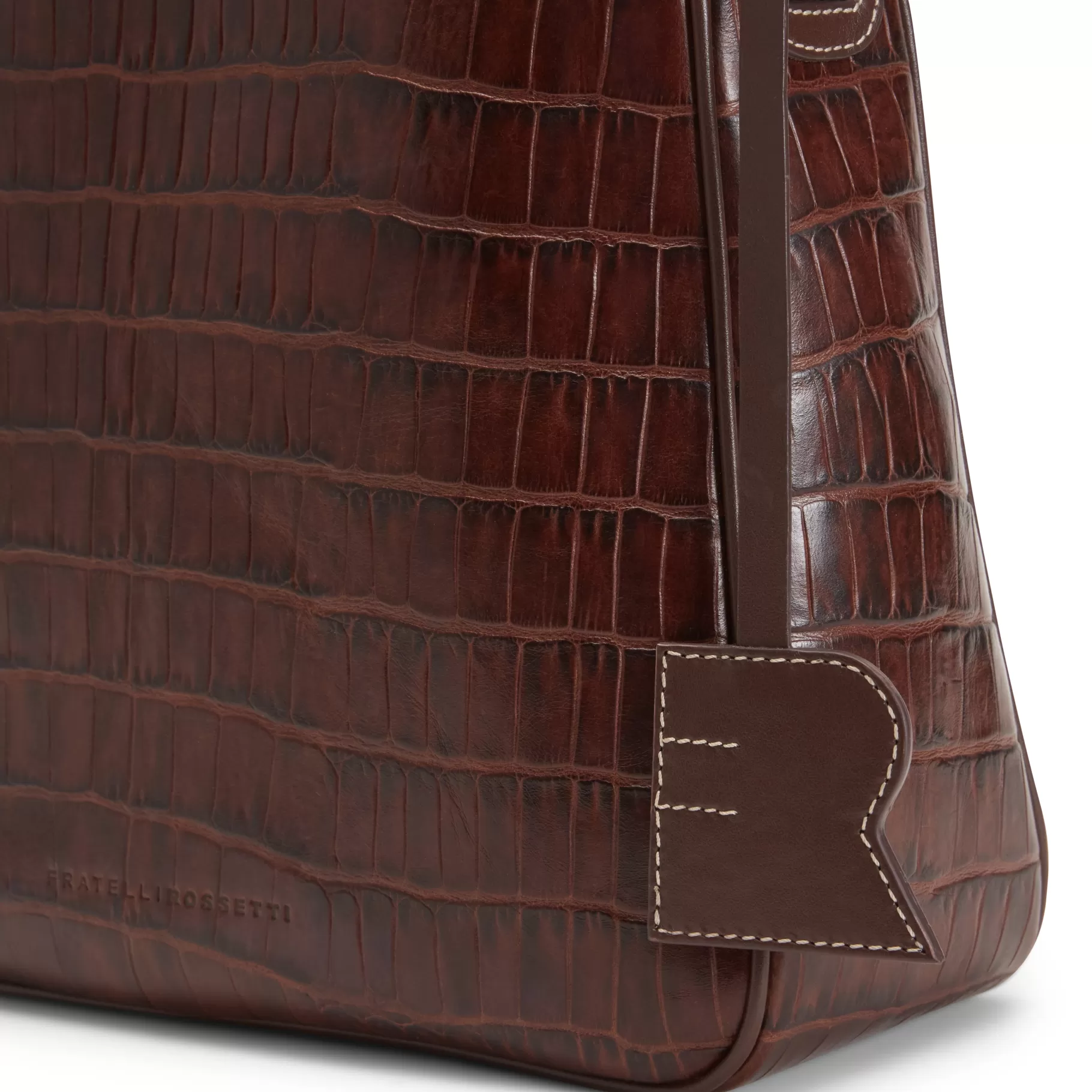 Sale Fratelli Rossetti Shoulder bag Royal in pelle colore marrone-