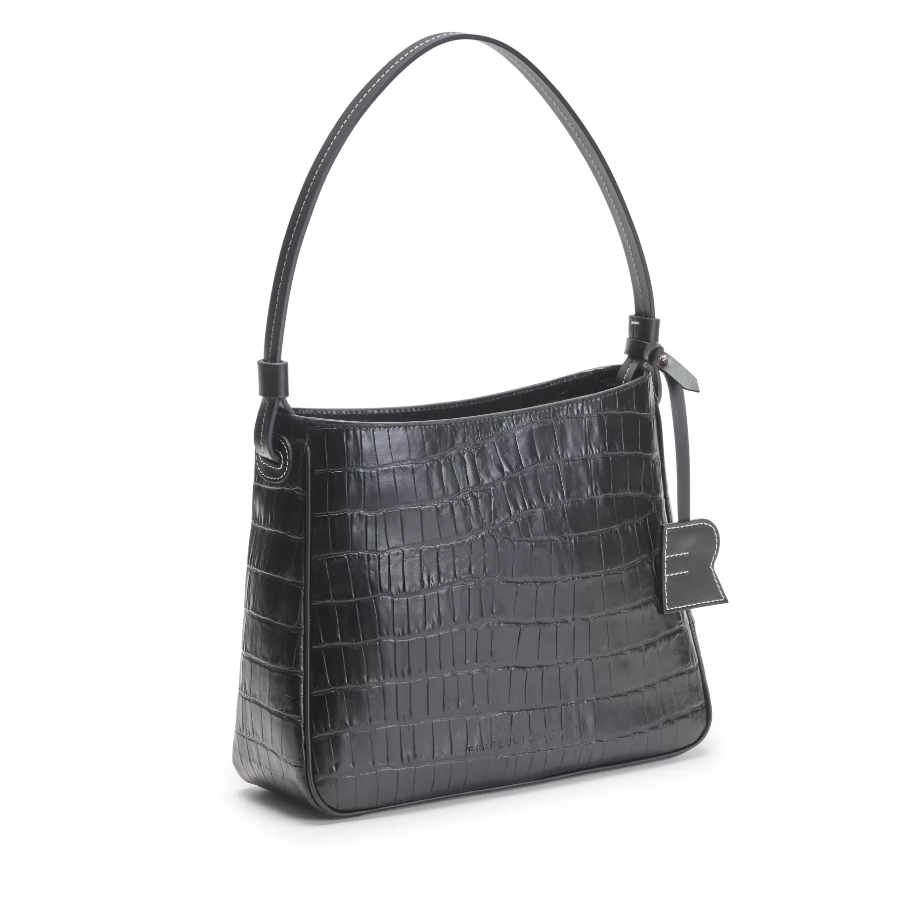 Hot Fratelli Rossetti Shoulder bag Royal in pelle colore nero-