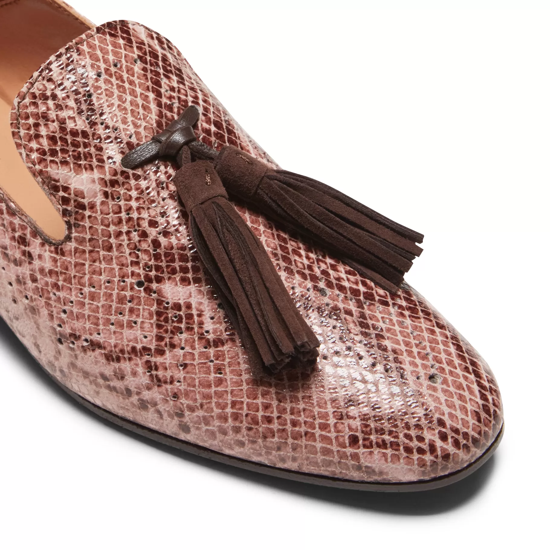 Fashion Fratelli Rossetti Slipper Hobo in pelle colore - Cipria