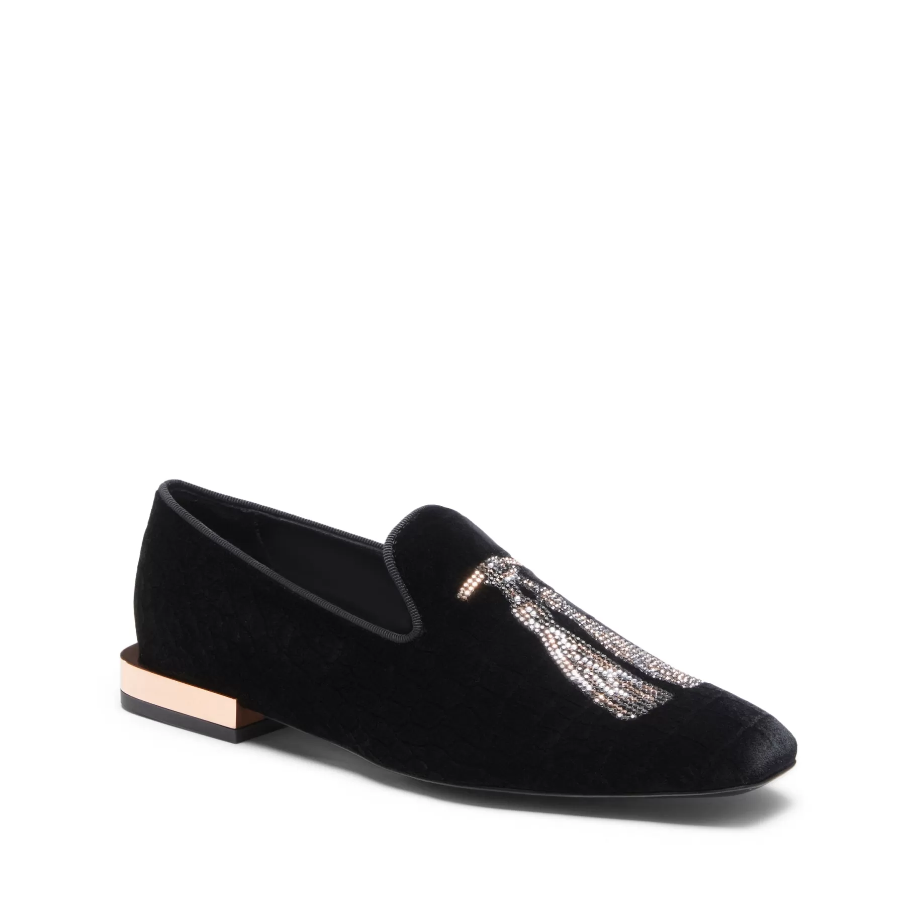Outlet Fratelli Rossetti Slipper Hobo in velluto colore - Nero