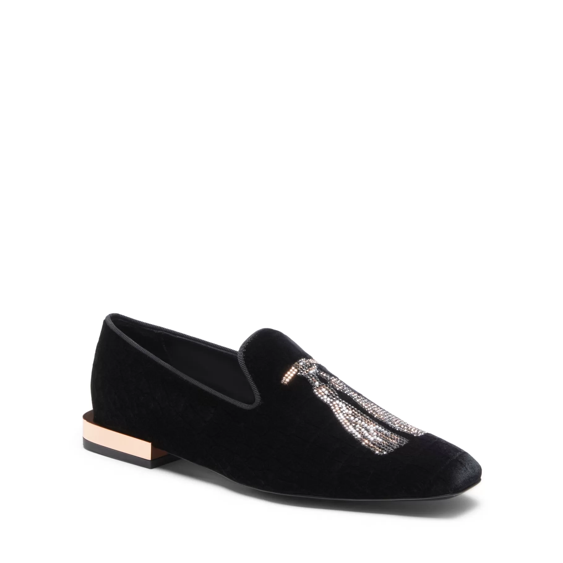 Outlet Fratelli Rossetti Slipper Hobo in velluto colore - Nero
