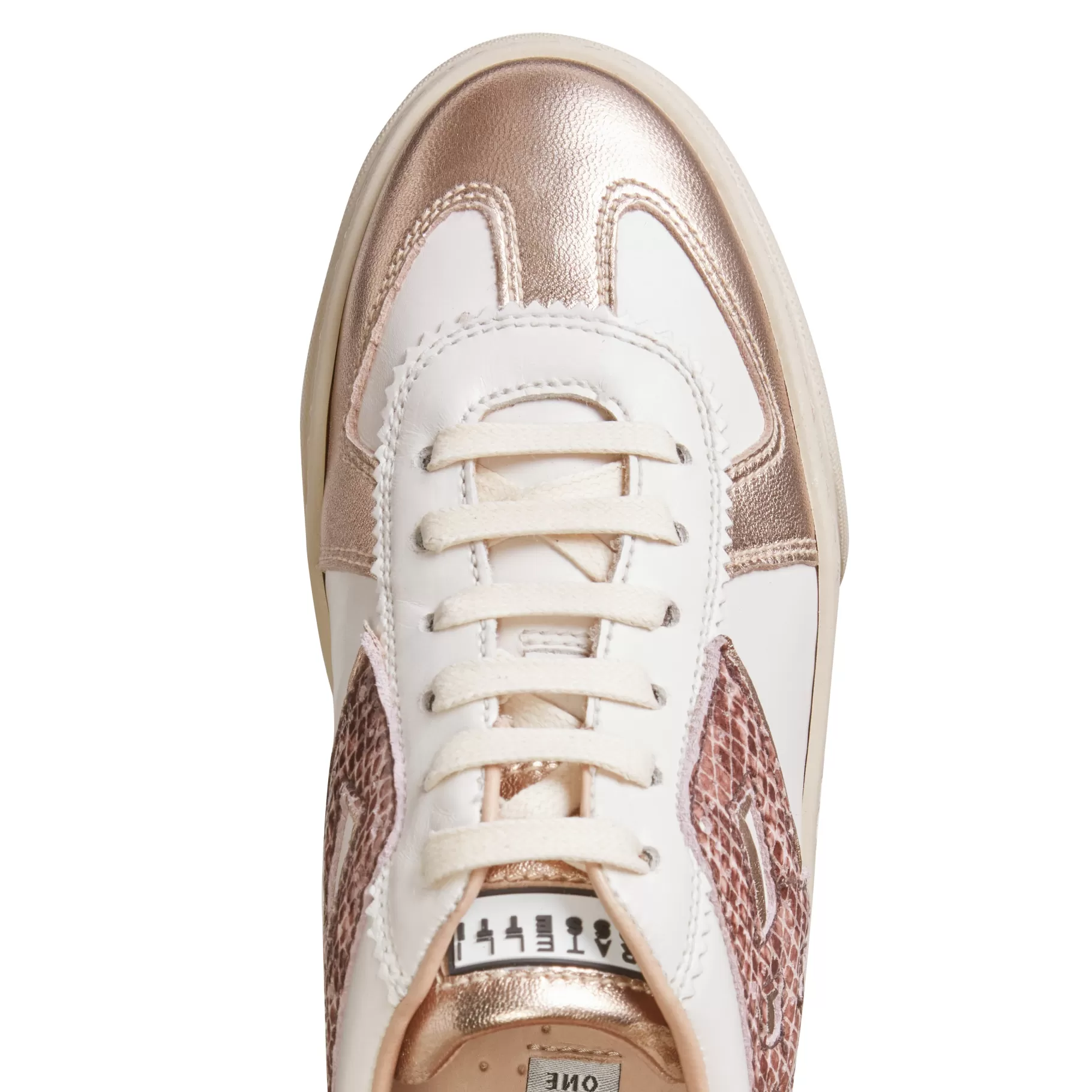 New Fratelli Rossetti Sneaker da donna in pelle colore bianco - Riso
