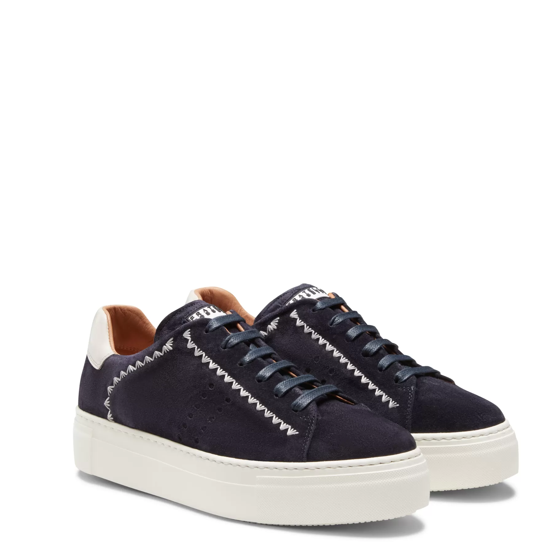 Best Sale Fratelli Rossetti Sneaker da donna in suede colore blu - Navy