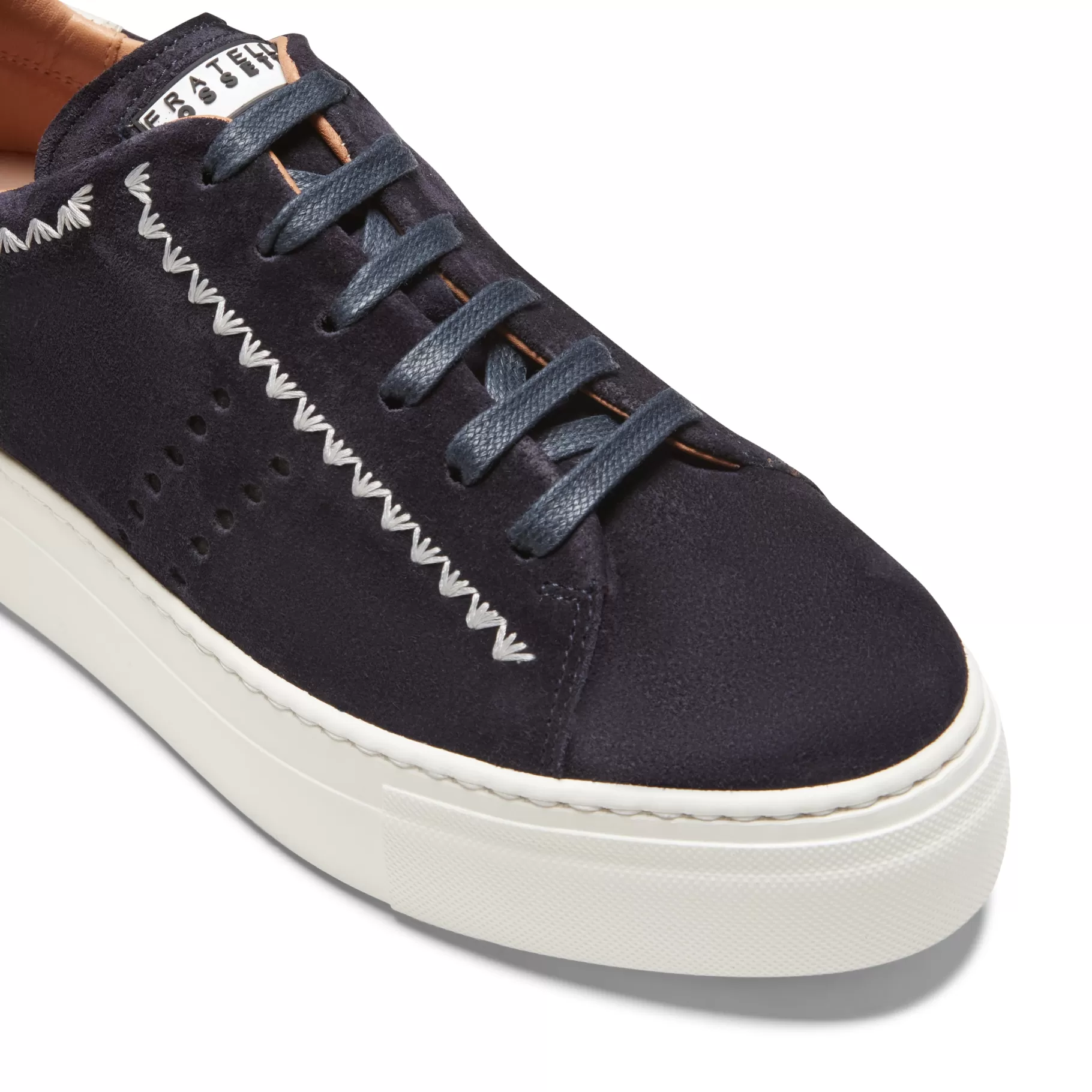 Best Sale Fratelli Rossetti Sneaker da donna in suede colore blu - Navy