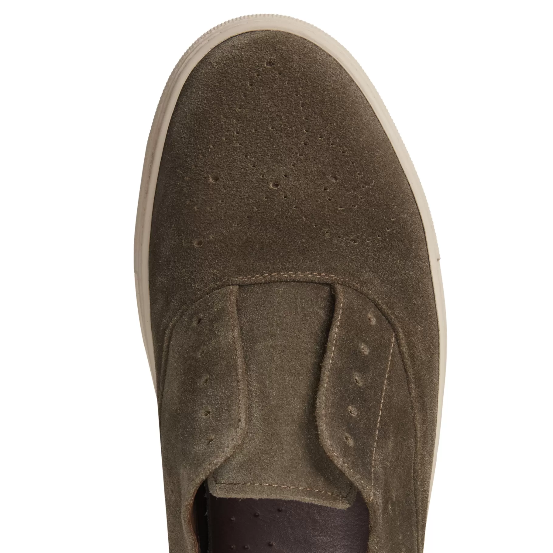 Hot Fratelli Rossetti Sneaker Hobo Sport in suede colore - Alga