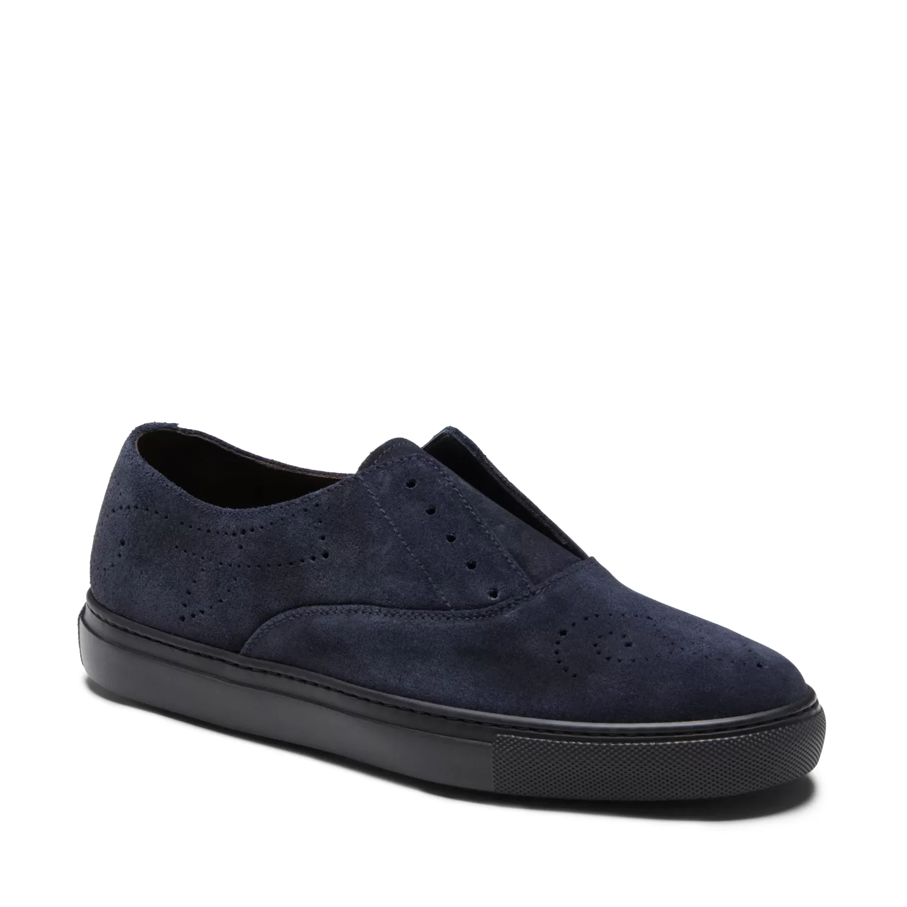 Store Fratelli Rossetti Sneaker Hobo Sport in suede colore blu - Marine
