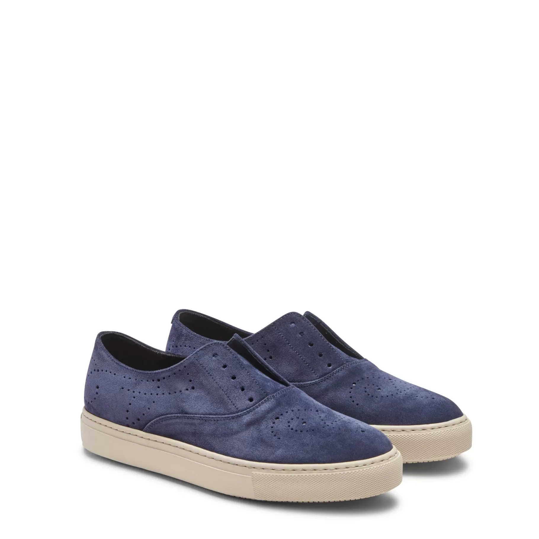Outlet Fratelli Rossetti Sneaker Hobo Sport in suede colore blu - Marine