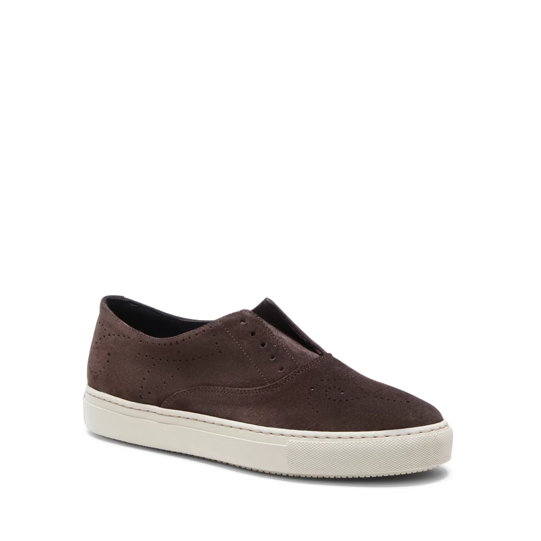Shop Fratelli Rossetti Sneaker Hobo Sport in suede colore - Cacao