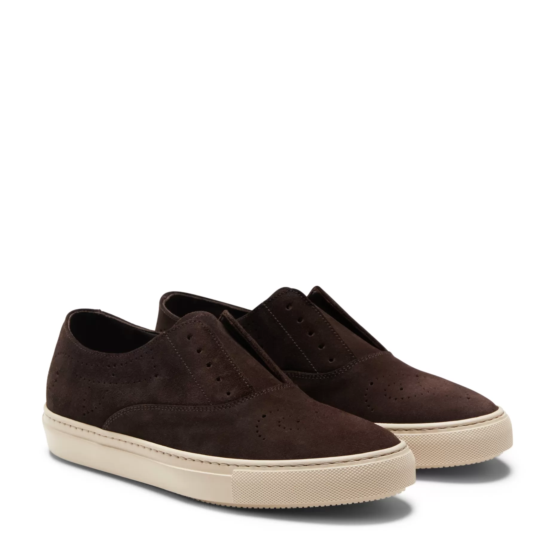 Store Fratelli Rossetti Sneaker Hobo Sport in suede colore - Cacao