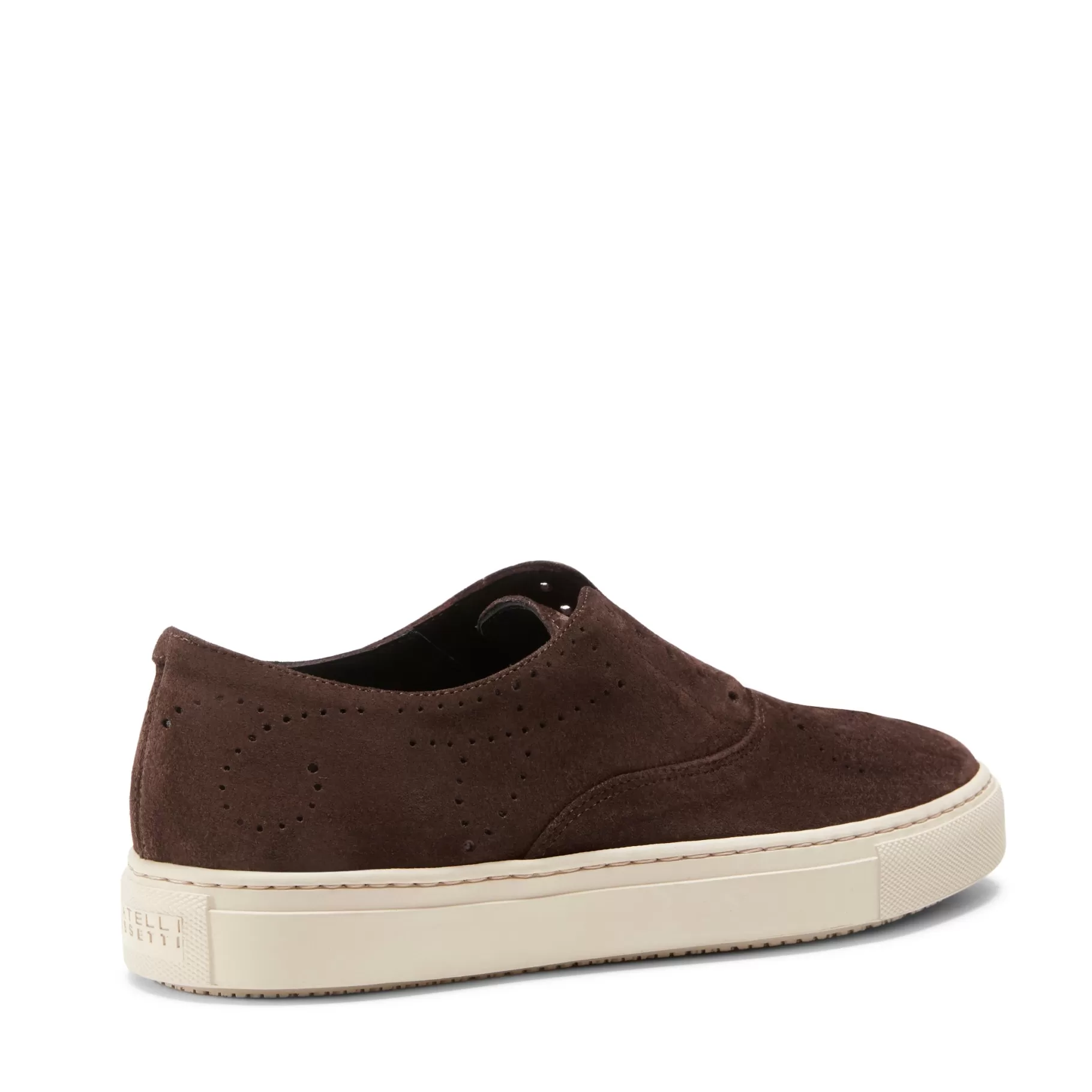 Shop Fratelli Rossetti Sneaker Hobo Sport in suede colore - Cacao