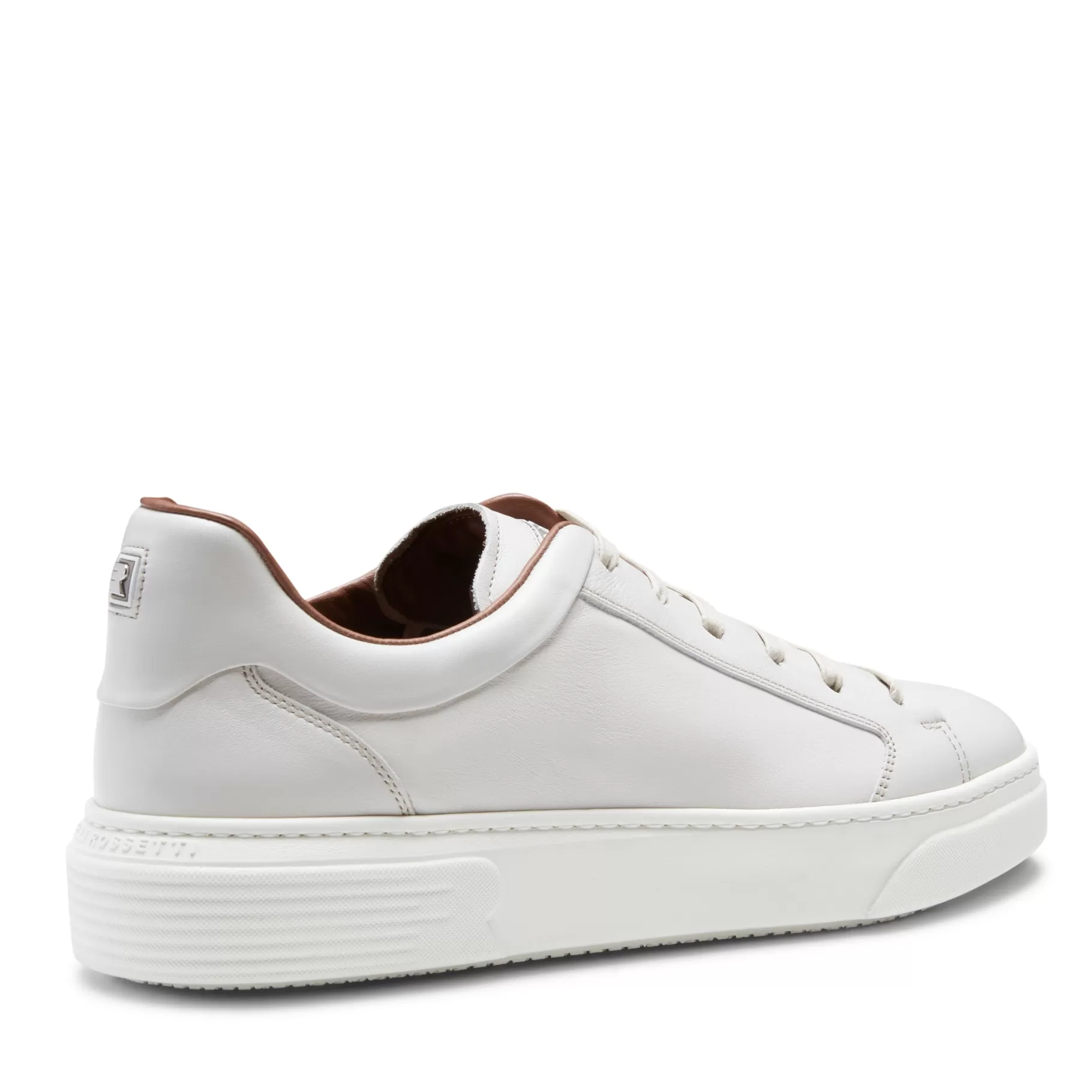 Shop Fratelli Rossetti Sneaker in pelle colore - Latte