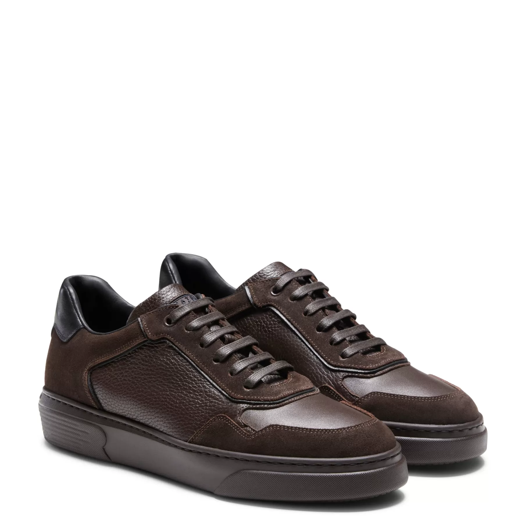 Best Sale Fratelli Rossetti Sneaker in pelle di cervo e suede colore marrone- Ebano