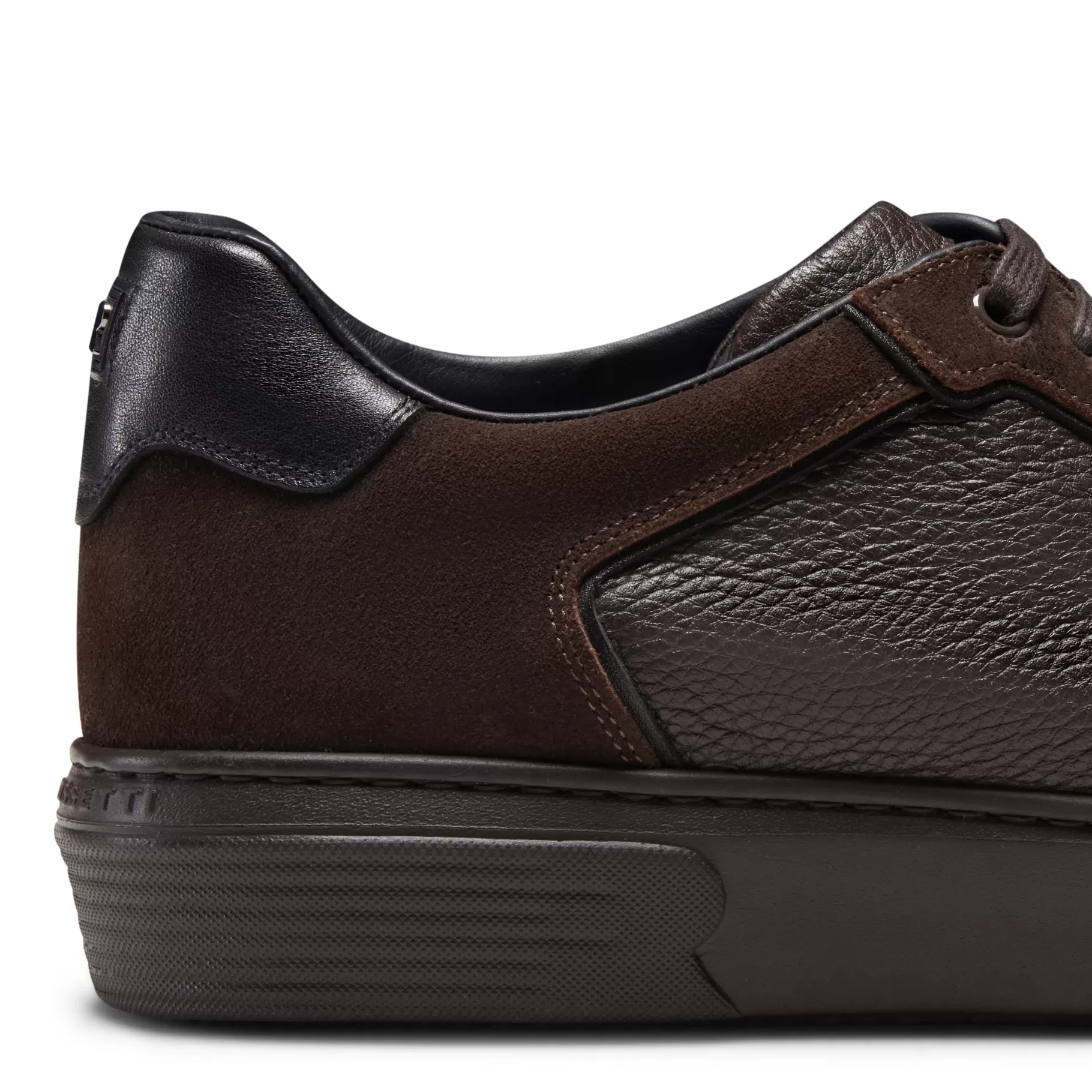 Best Sale Fratelli Rossetti Sneaker in pelle di cervo e suede colore marrone- Ebano