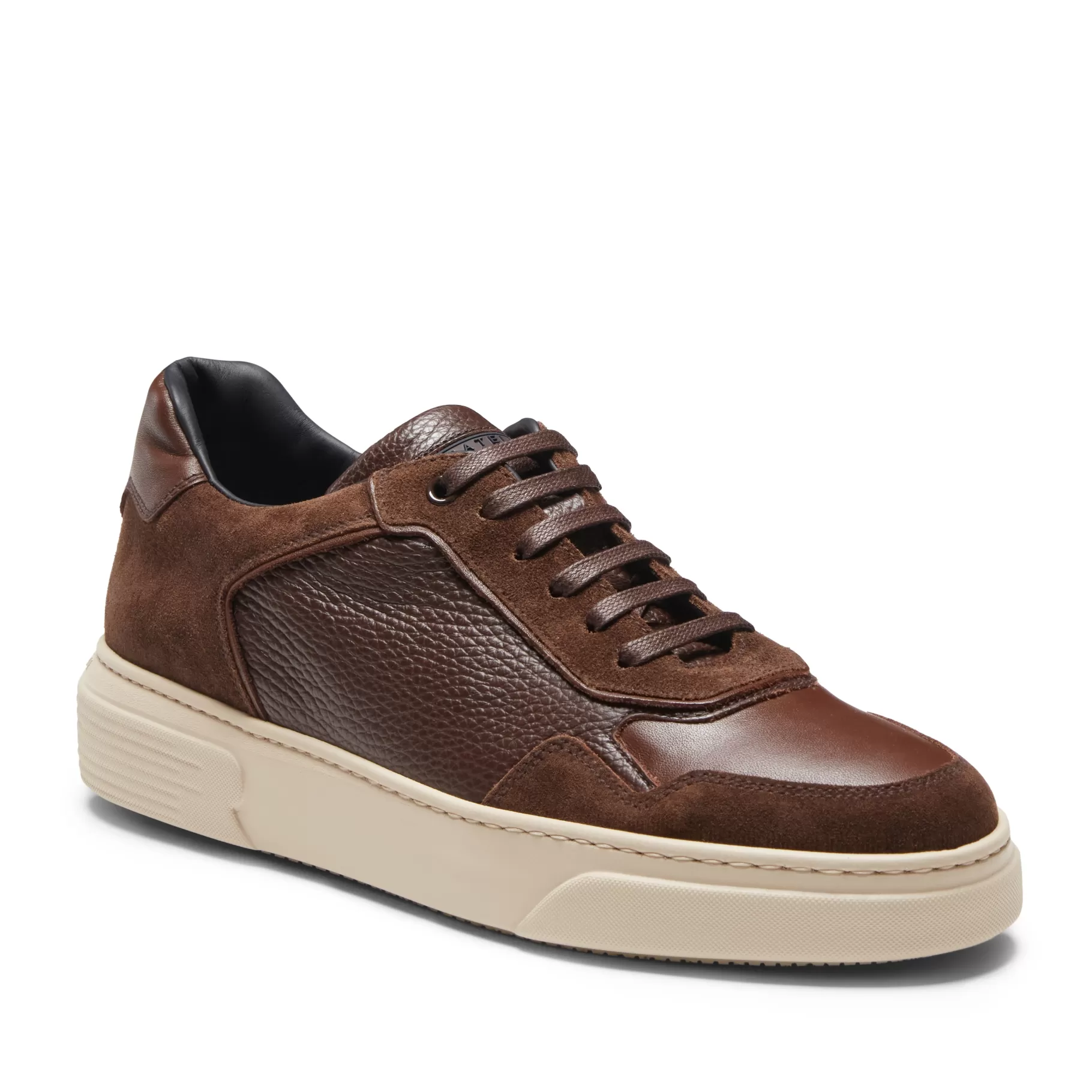 Hot Fratelli Rossetti Sneaker in pelle e suede colore marrone- Marronescuro