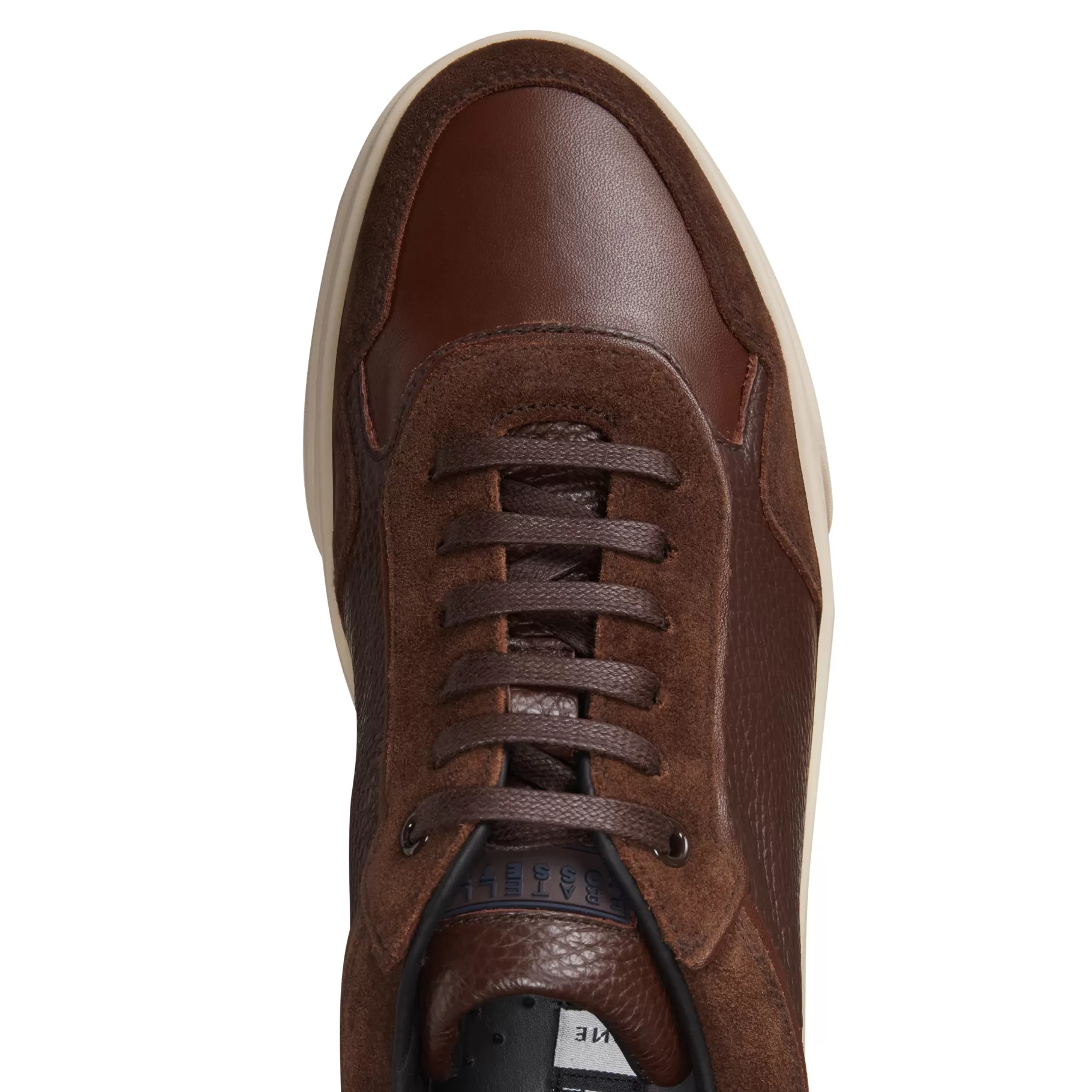 Hot Fratelli Rossetti Sneaker in pelle e suede colore marrone- Marronescuro