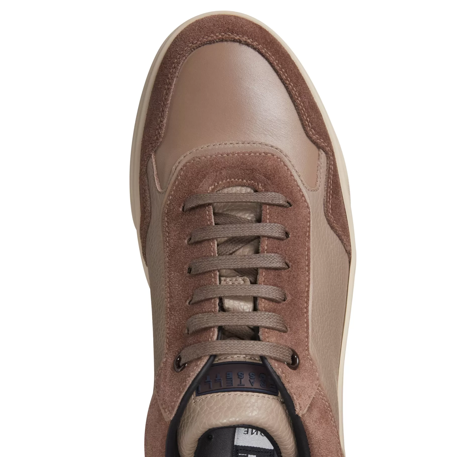 Sale Fratelli Rossetti Sneaker in pelle e suede colore - Tortora