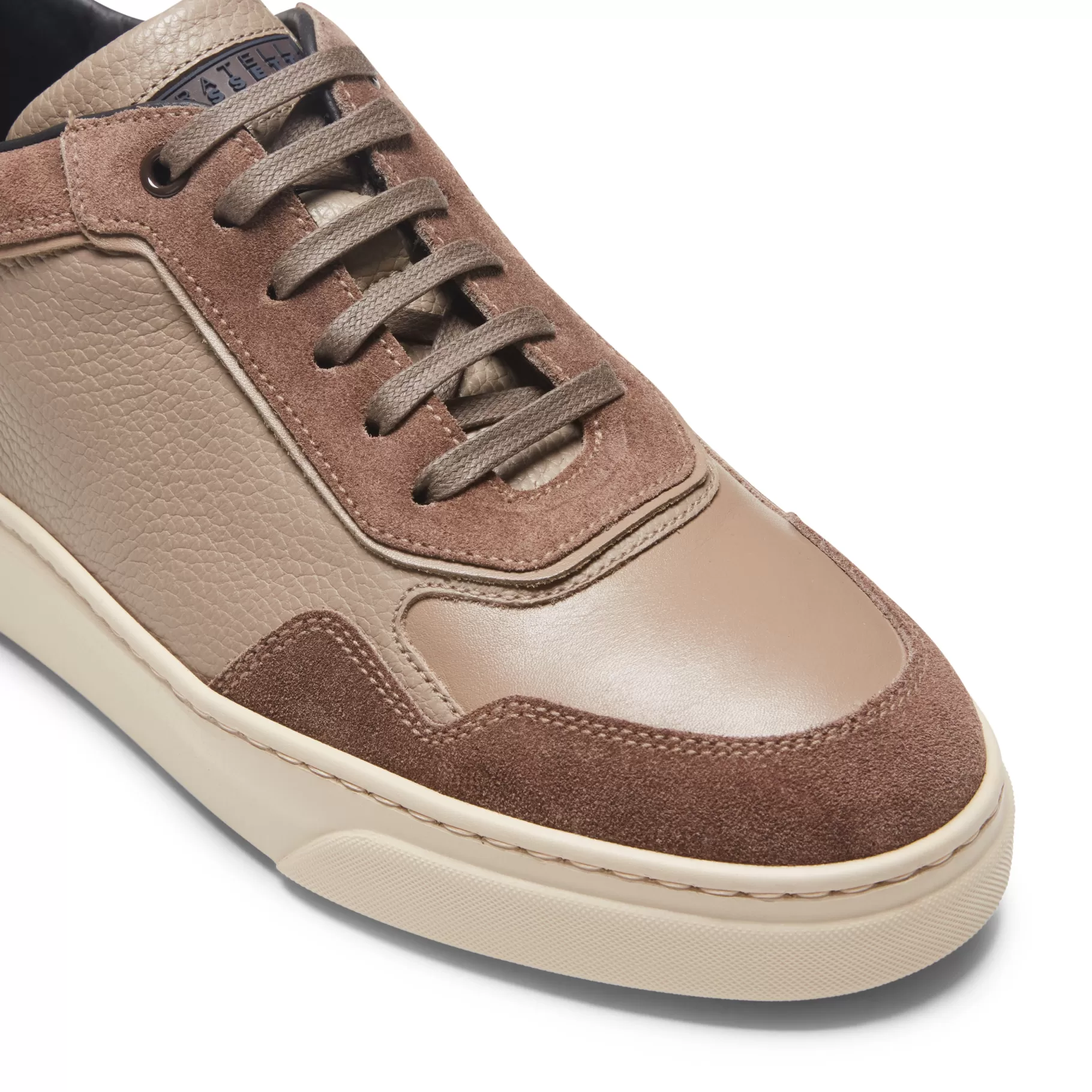 Sale Fratelli Rossetti Sneaker in pelle e suede colore - Tortora