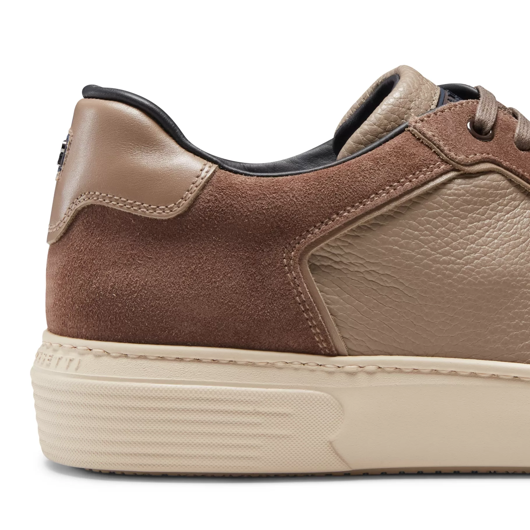 Sale Fratelli Rossetti Sneaker in pelle e suede colore - Tortora
