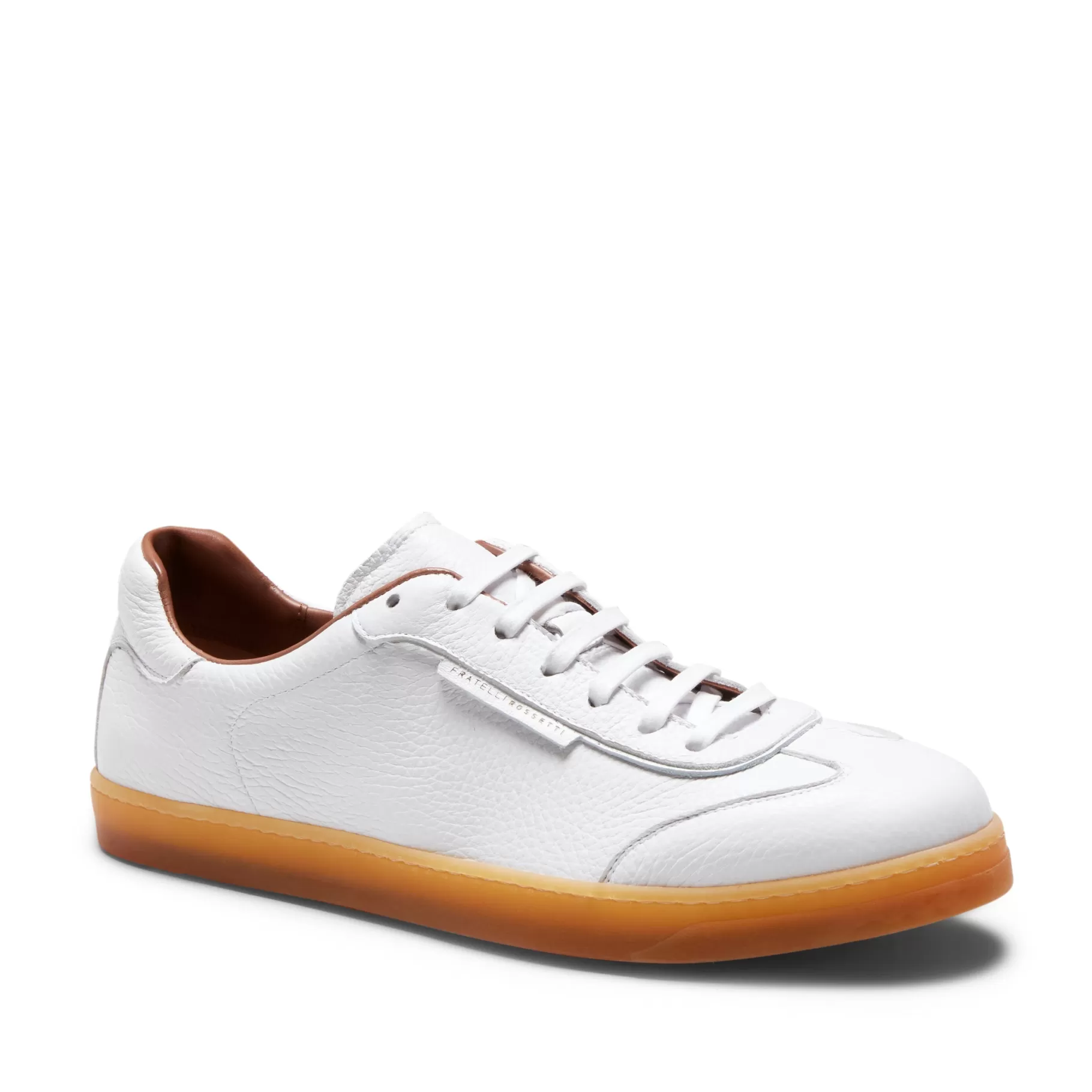 Sale Fratelli Rossetti Sneaker in pelle- Bianco