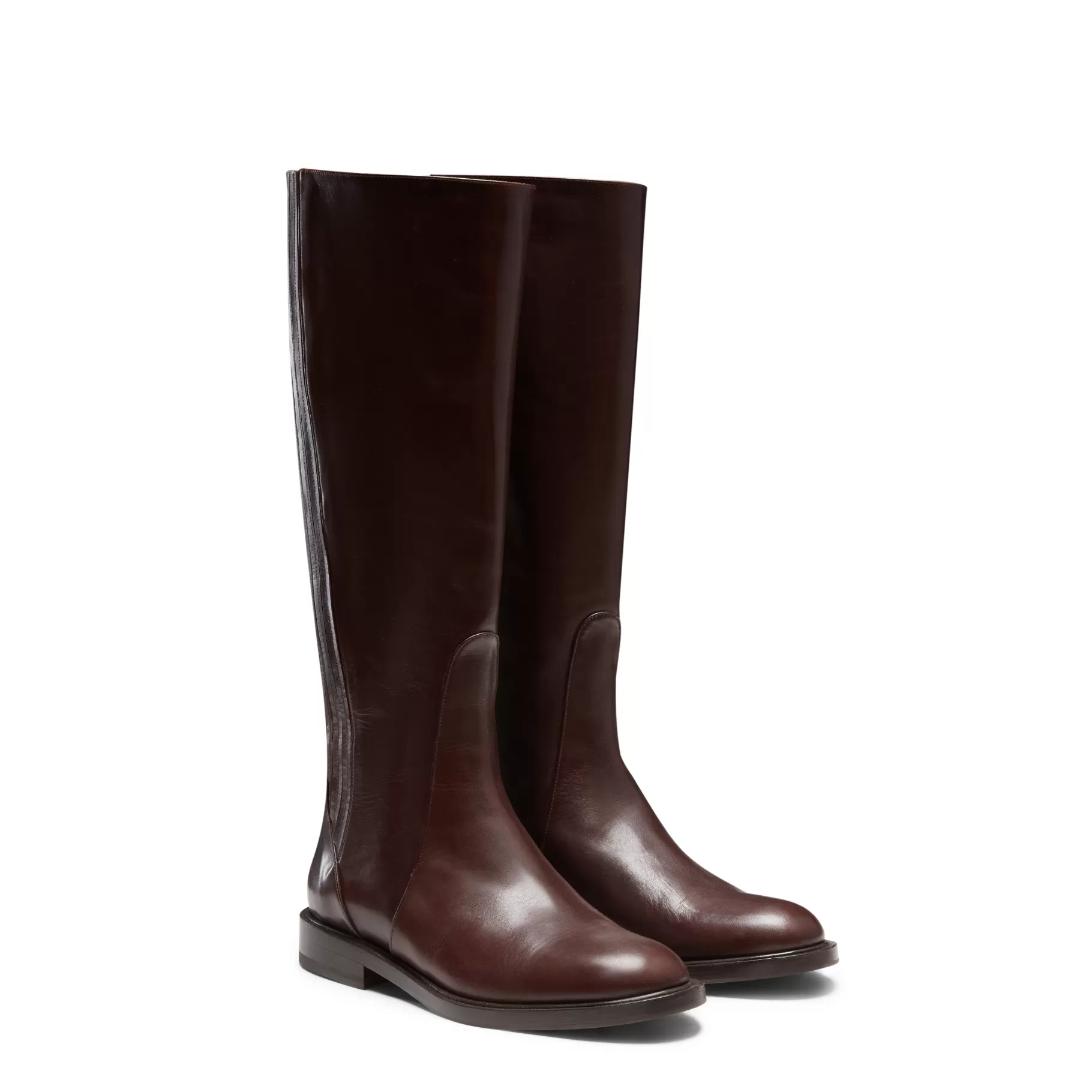Outlet Fratelli Rossetti Stivale da donna in pelle colore - Mogano