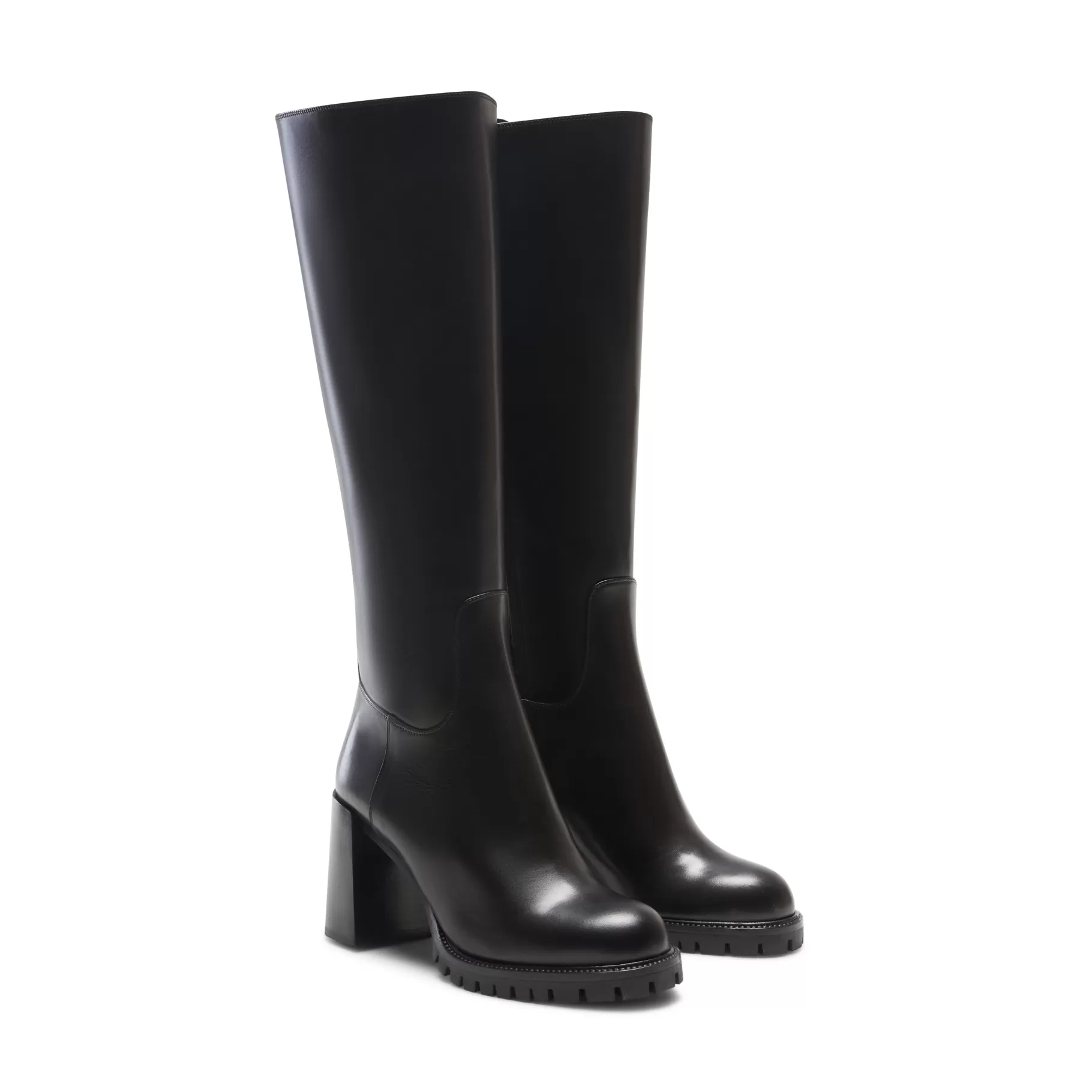 Fashion Fratelli Rossetti Stivale da donna in pelle colore - Nero