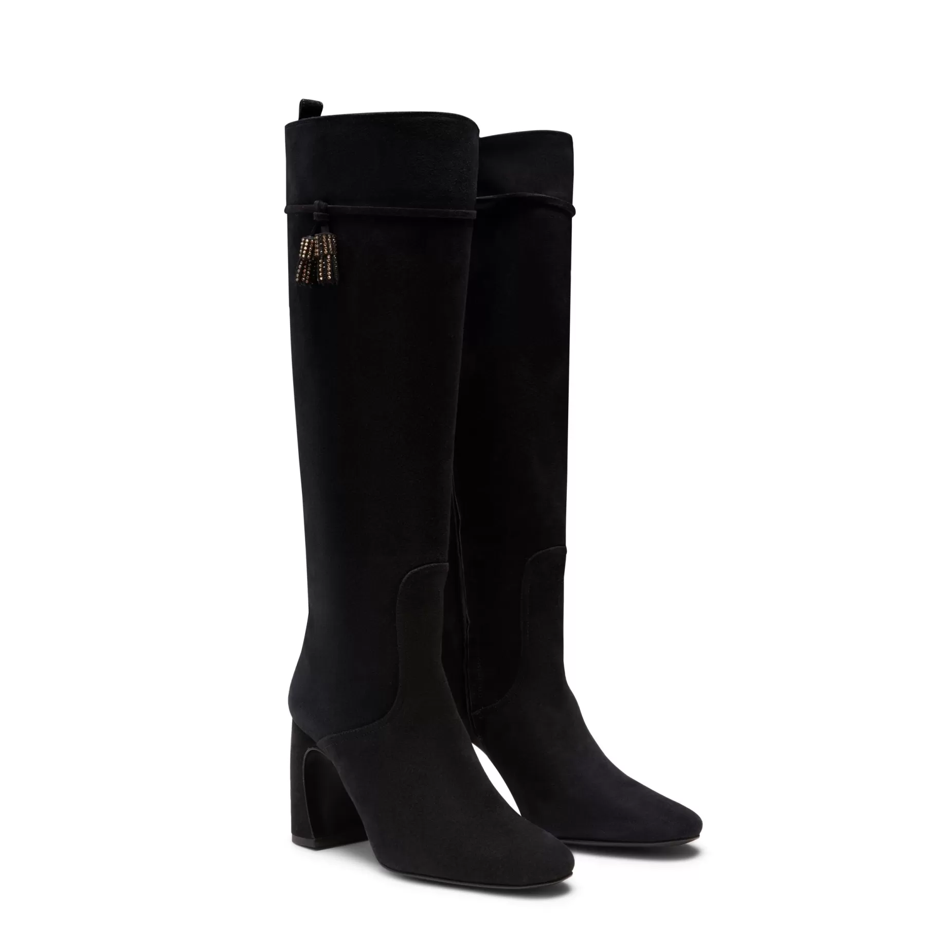 Discount Fratelli Rossetti Stivale da donna in suede colore - Nero