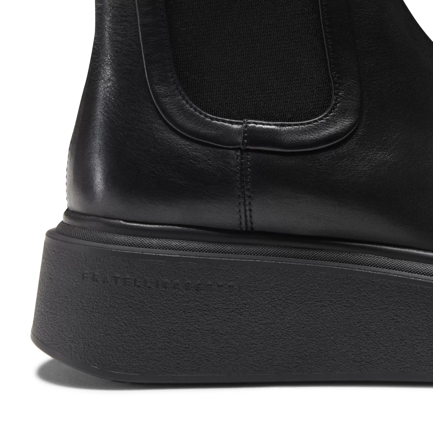 Fashion Fratelli Rossetti Stivaletto beatles da donna in pelle colore - Nero
