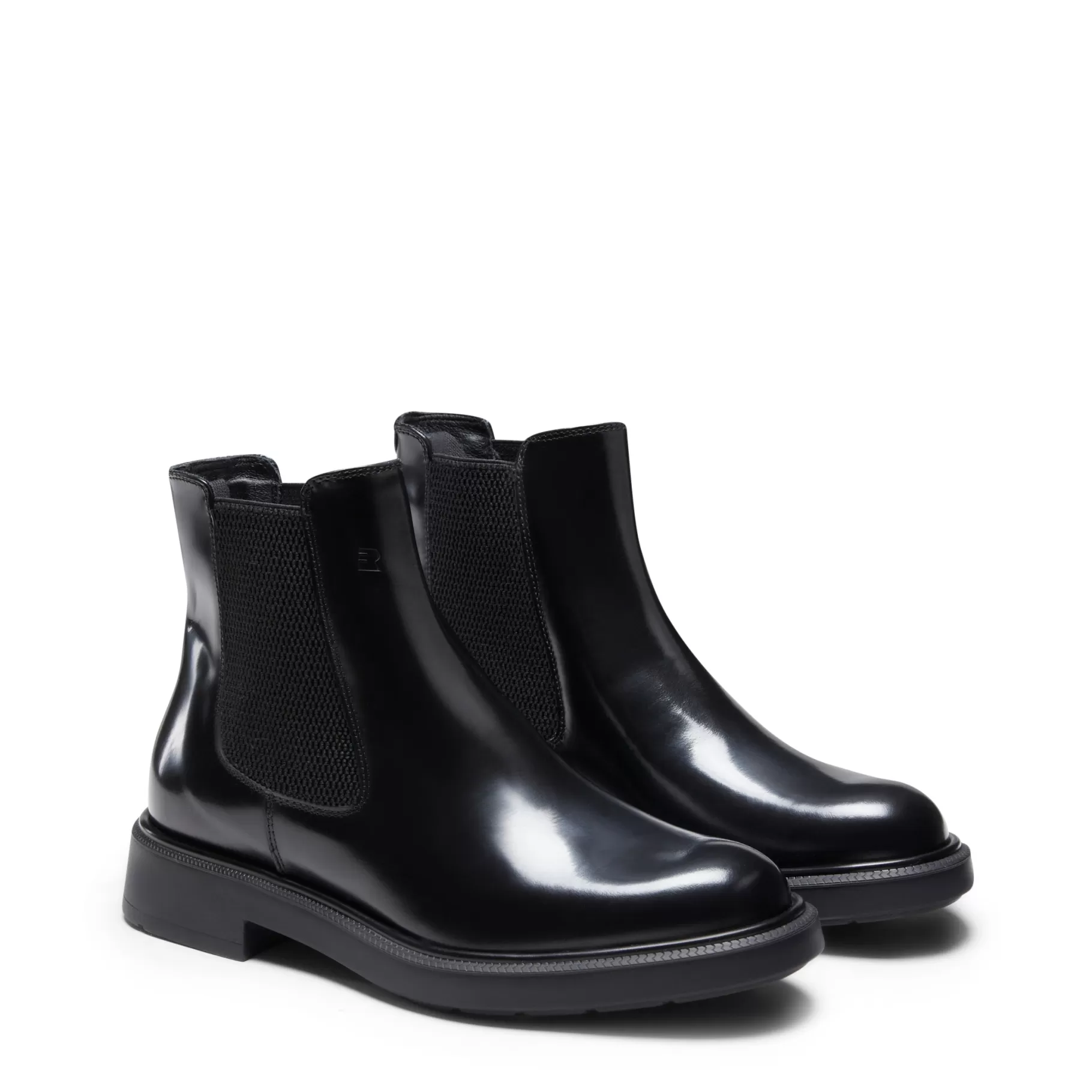 Outlet Fratelli Rossetti Stivaletto beatles in pelle da donna colore - Nero