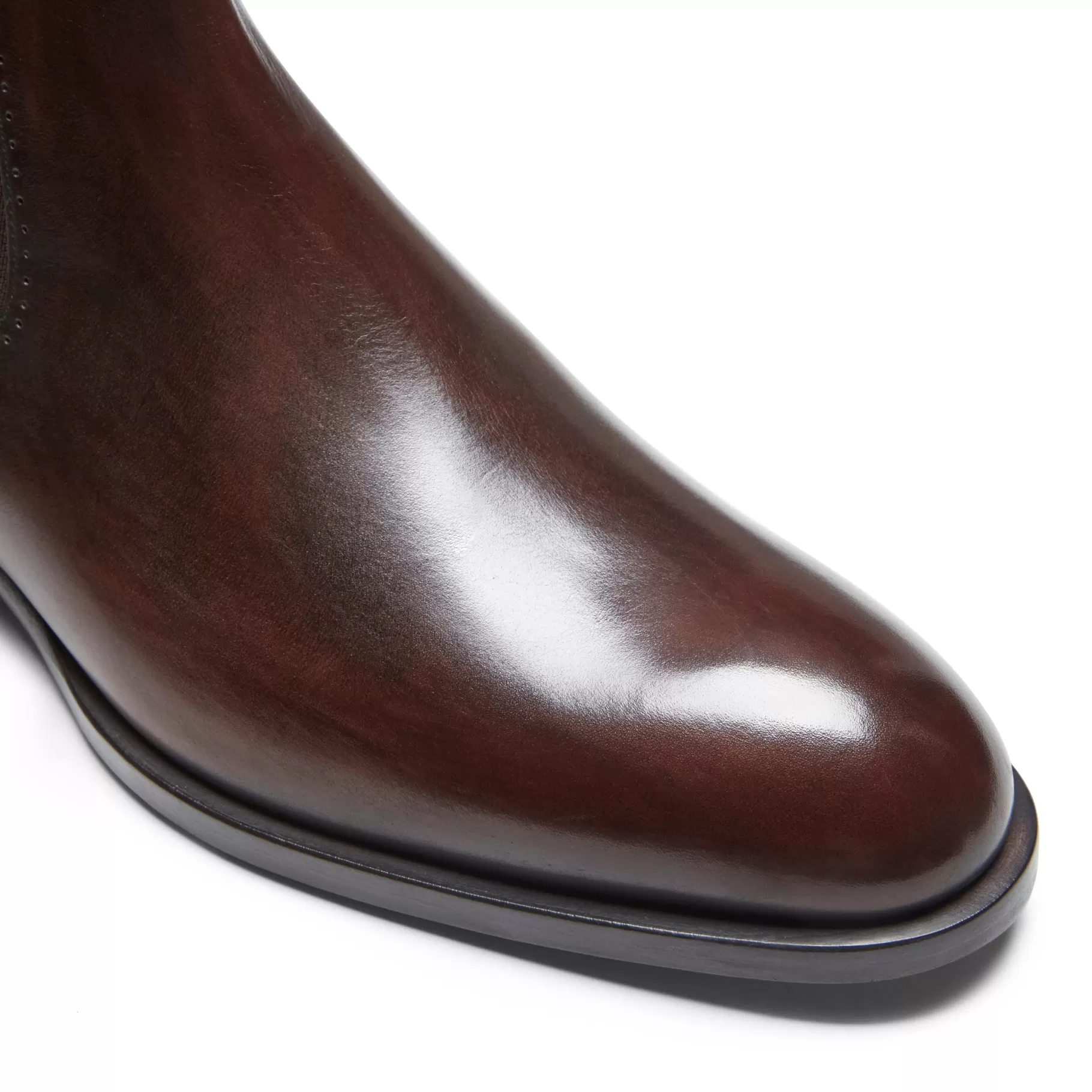 Hot Fratelli Rossetti Stivaletto beatles in pelle da uomo colore - Ebano