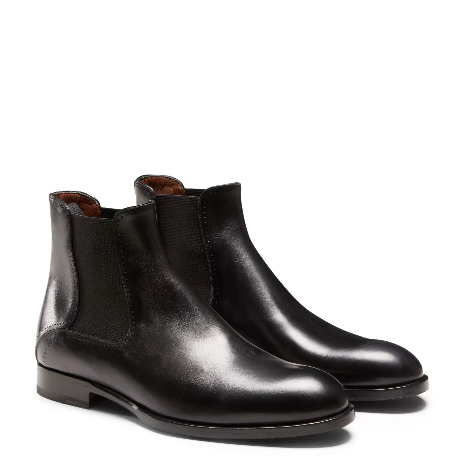 Online Fratelli Rossetti Stivaletto beatles in pelle da uomo colore - Nero