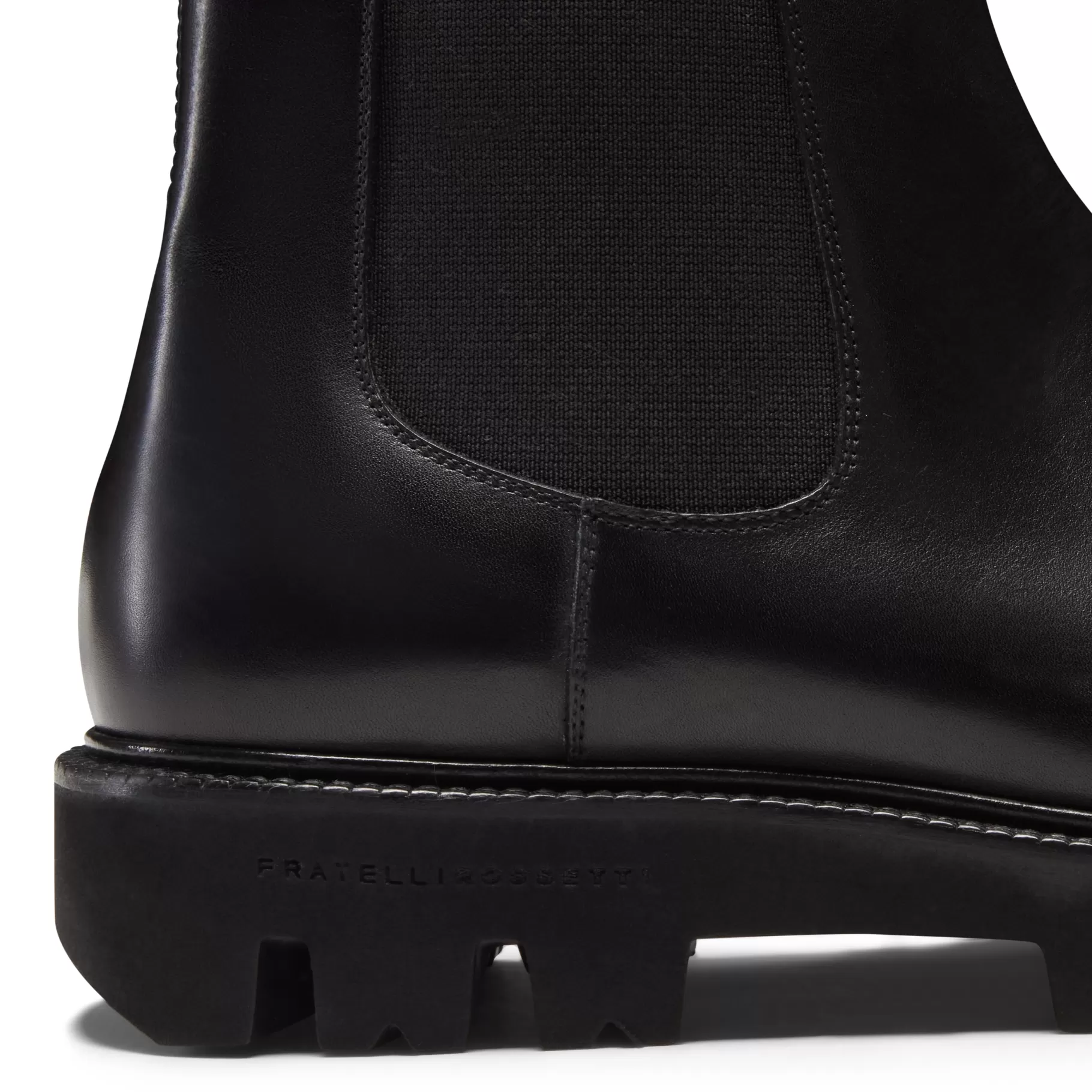 Discount Fratelli Rossetti Stivaletto beatles in pelle da uomo colore - Nero