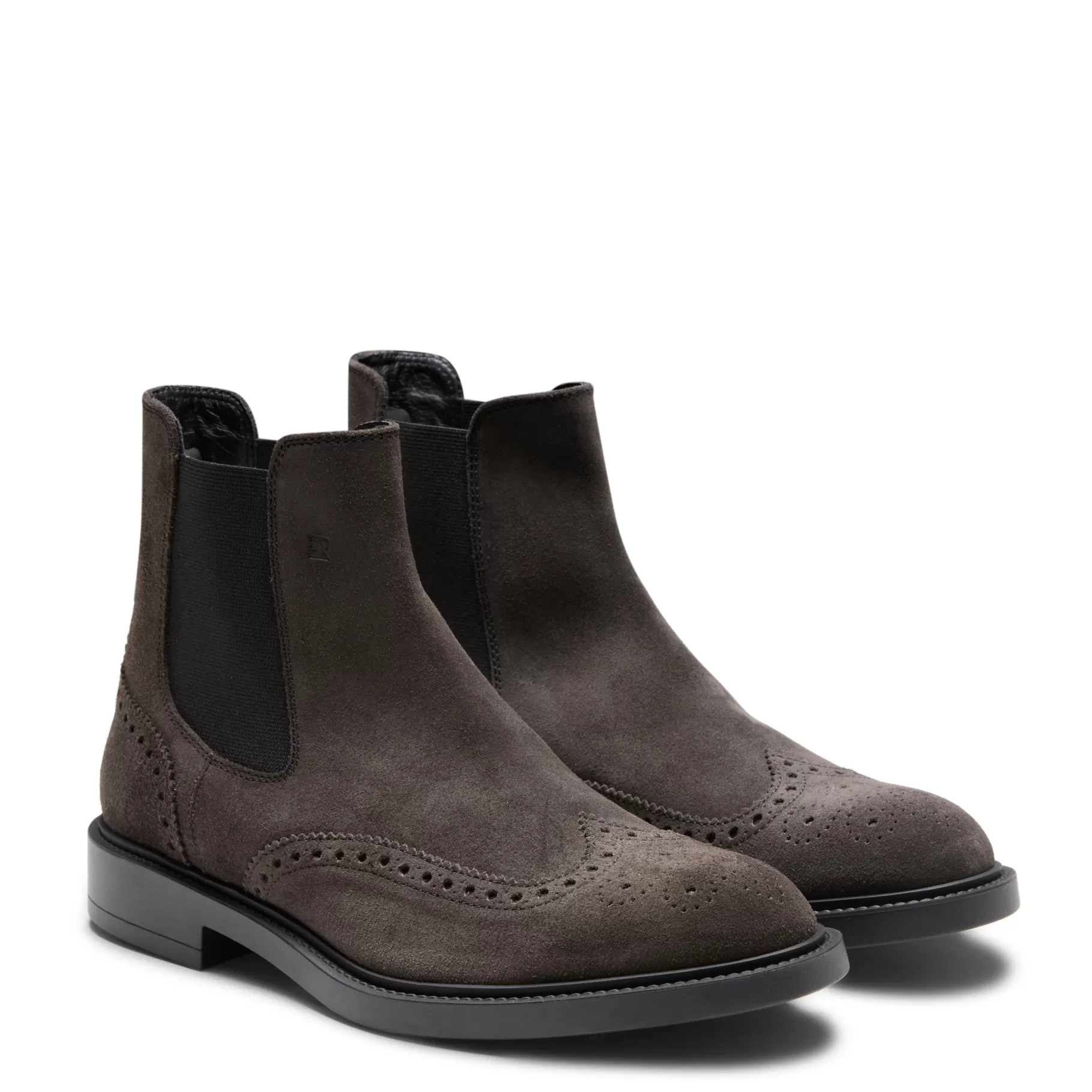 Hot Fratelli Rossetti Stivaletto beatles in suede da uomo colore - Antracite