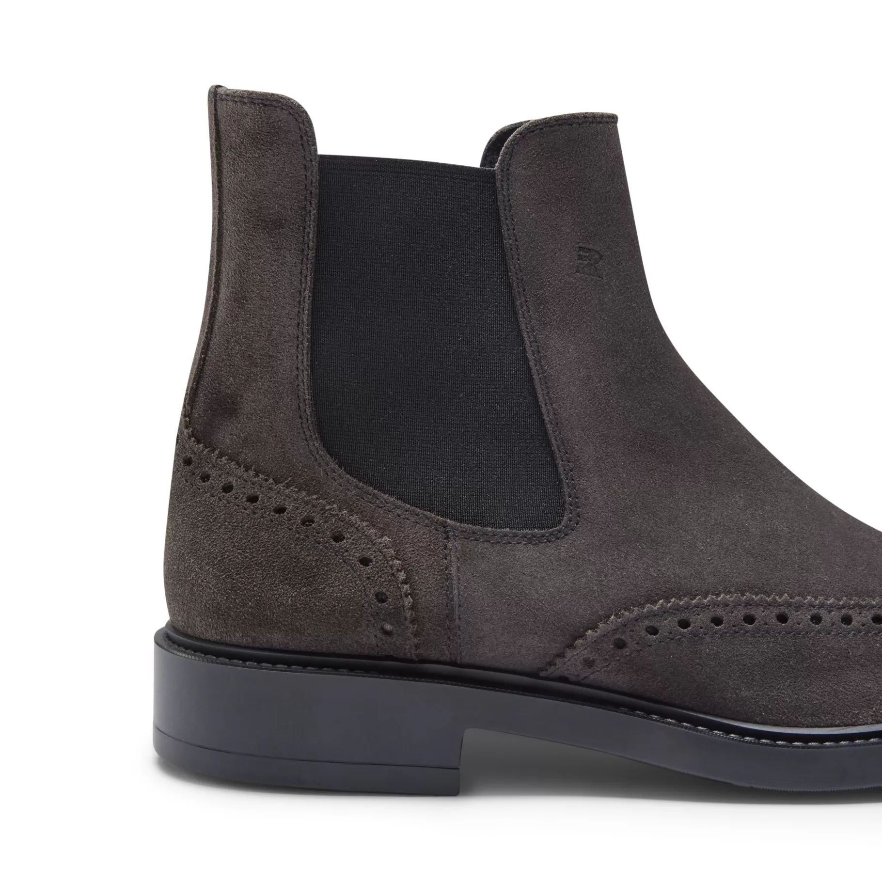 Hot Fratelli Rossetti Stivaletto beatles in suede da uomo colore - Antracite