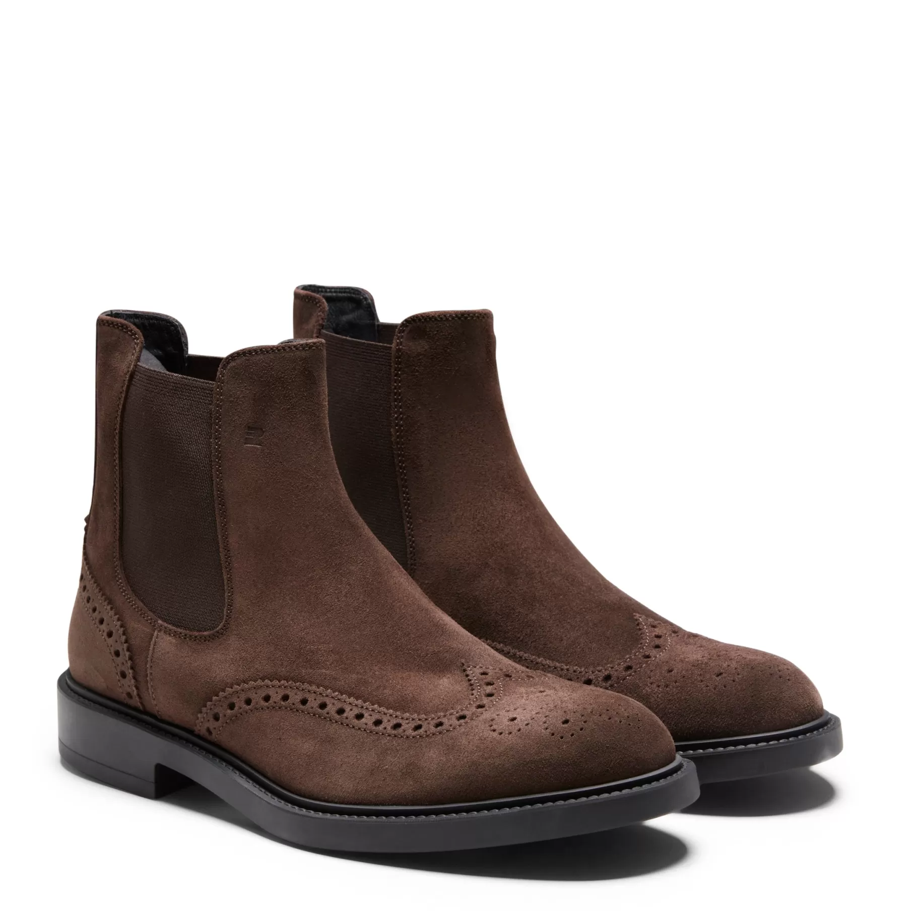 Outlet Fratelli Rossetti Stivaletto beatles in suede da uomo colore - Cacao