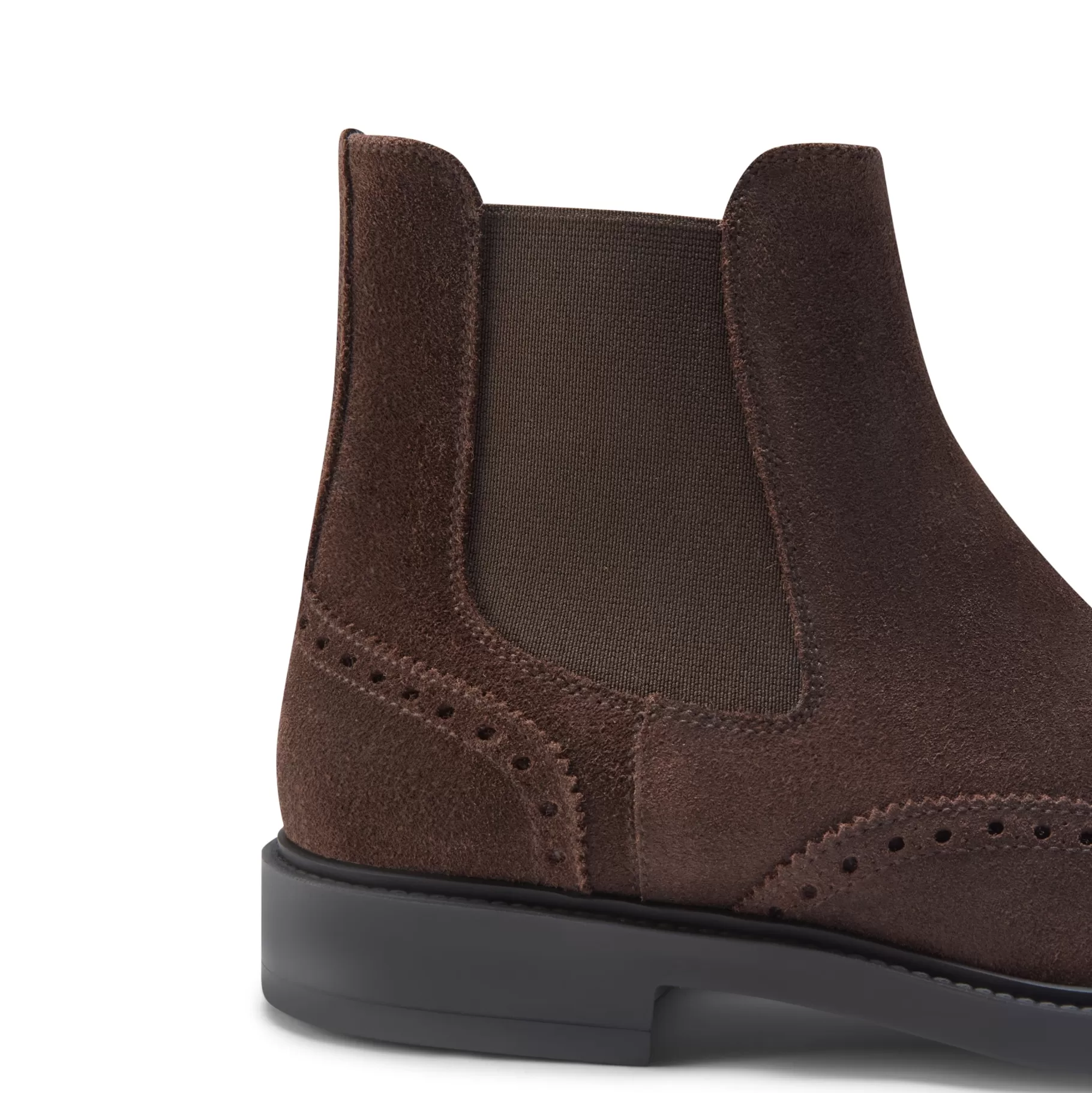 Outlet Fratelli Rossetti Stivaletto beatles in suede da uomo colore - Cacao