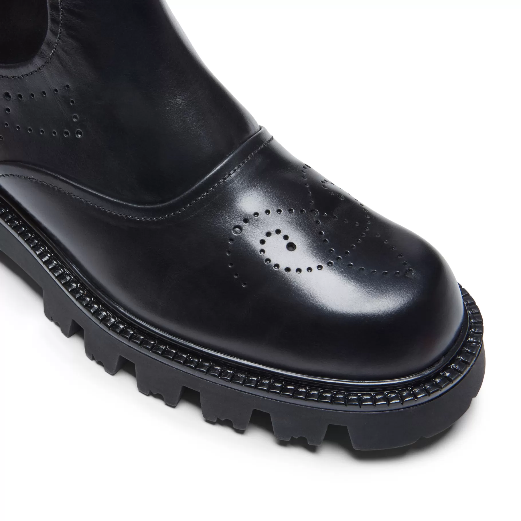 Hot Fratelli Rossetti Stivaletto in pelle e suede da donna colore - Nero