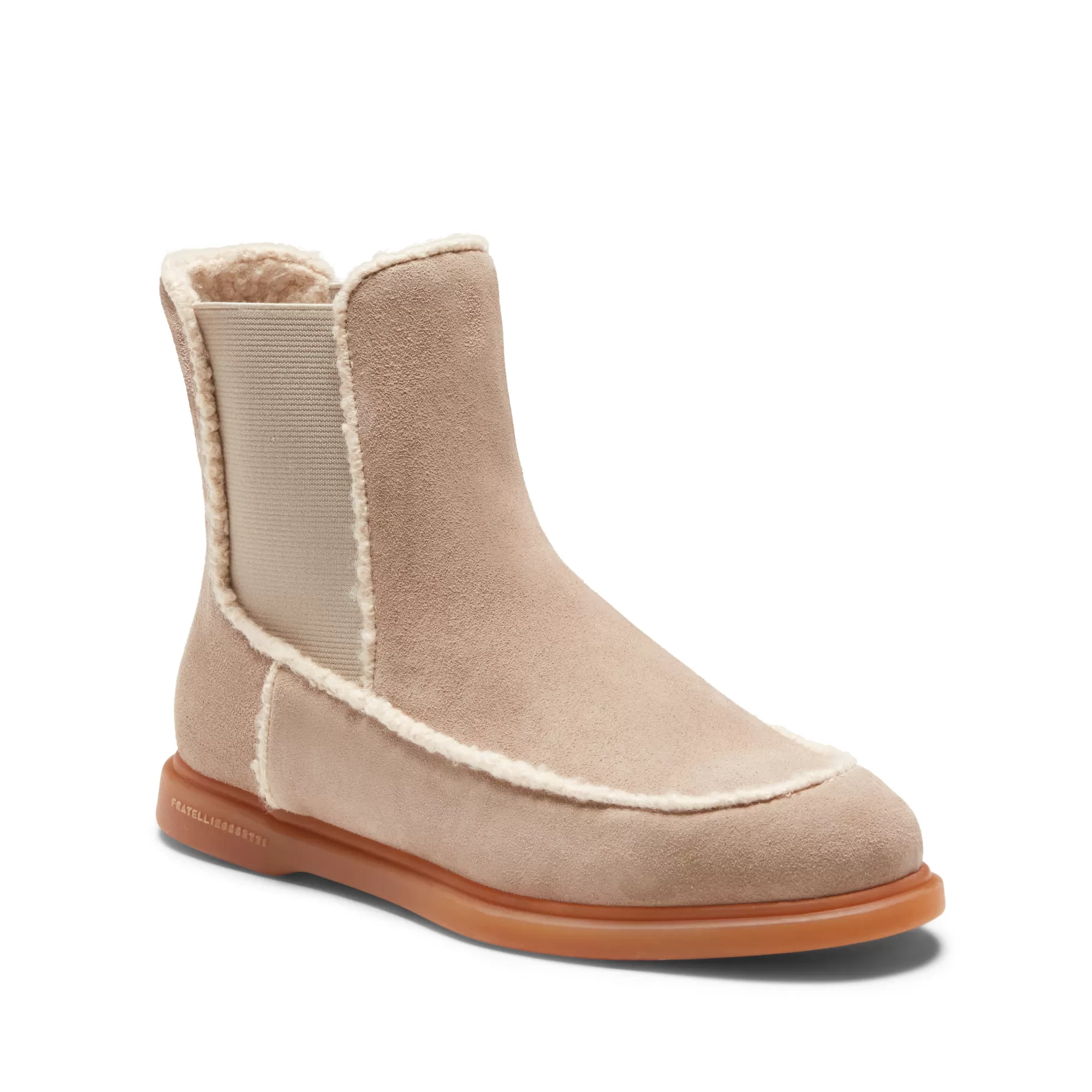Clearance Fratelli Rossetti Stivaletto in suede da donna colore - Sabbia