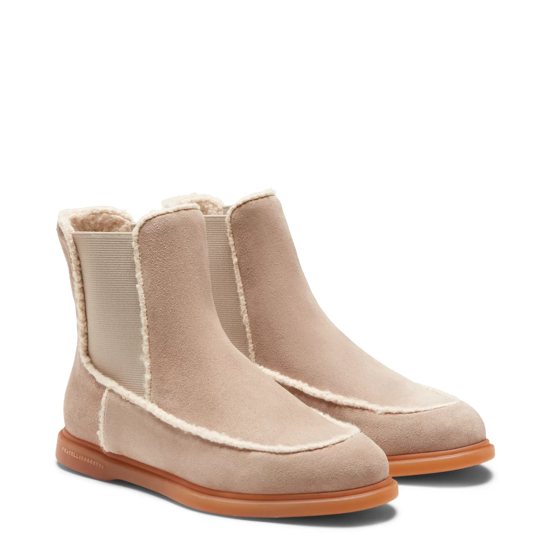 Clearance Fratelli Rossetti Stivaletto in suede da donna colore - Sabbia