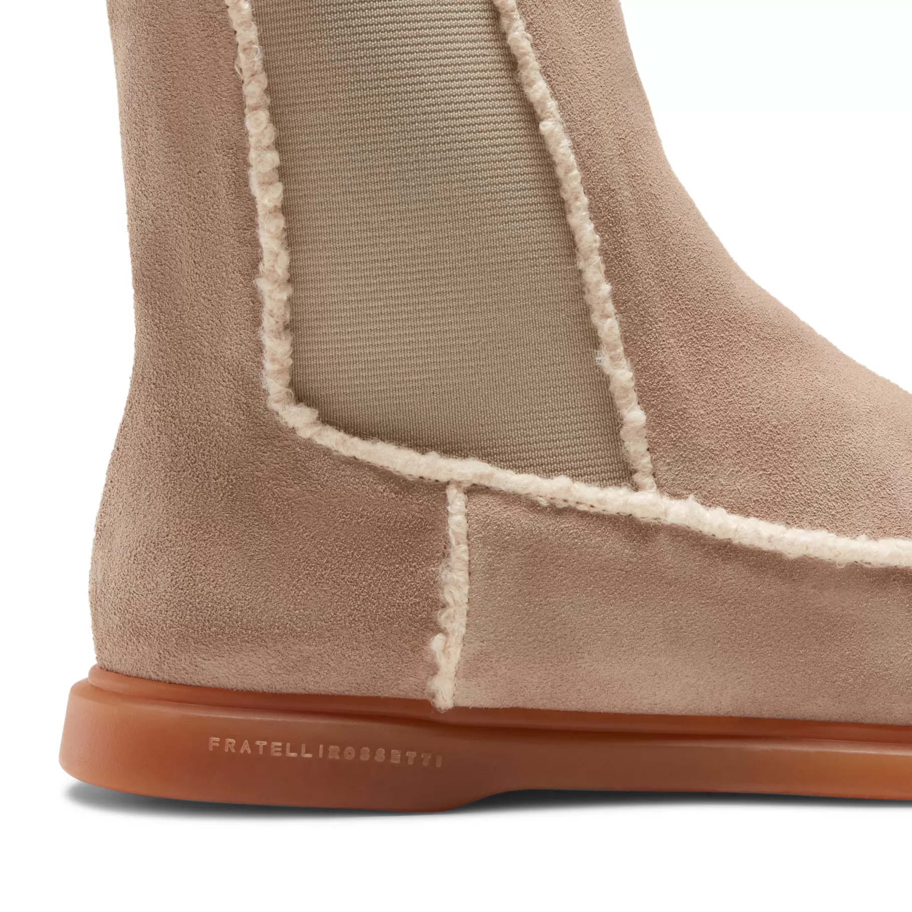 Clearance Fratelli Rossetti Stivaletto in suede da donna colore - Sabbia