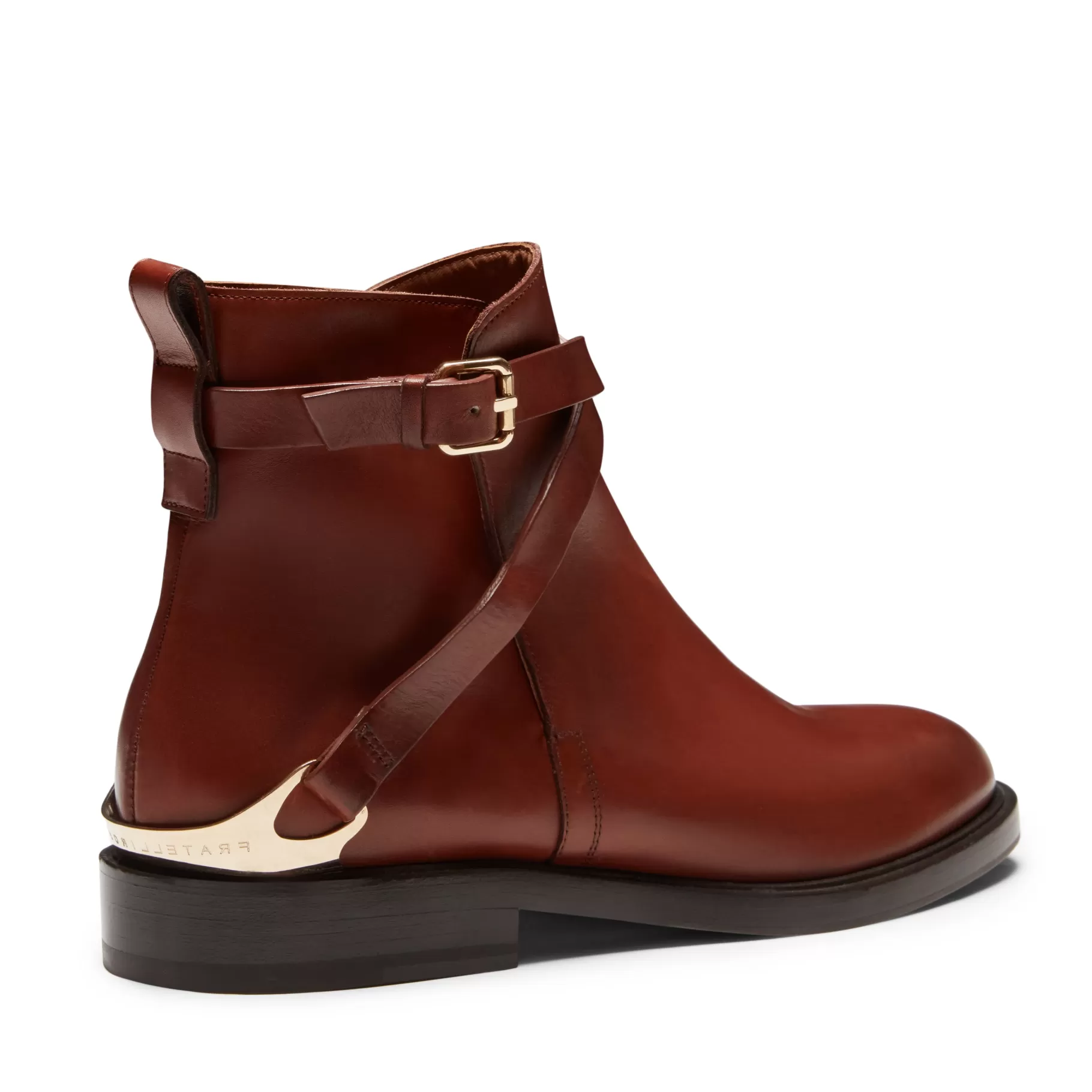 Discount Fratelli Rossetti Stivaletto Magenta in pelle colore nero- Mandorla