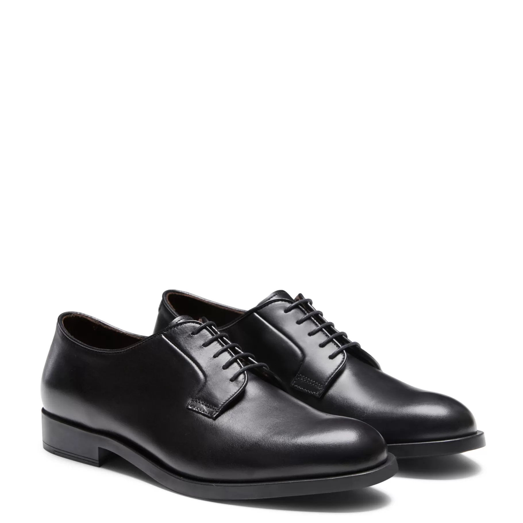 Shop Fratelli Rossetti Stringata Derby in pelle colore o- Ner