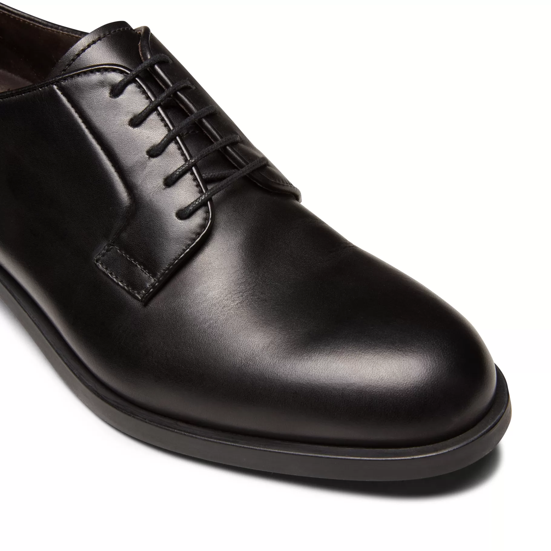 Shop Fratelli Rossetti Stringata Derby in pelle colore o- Ner