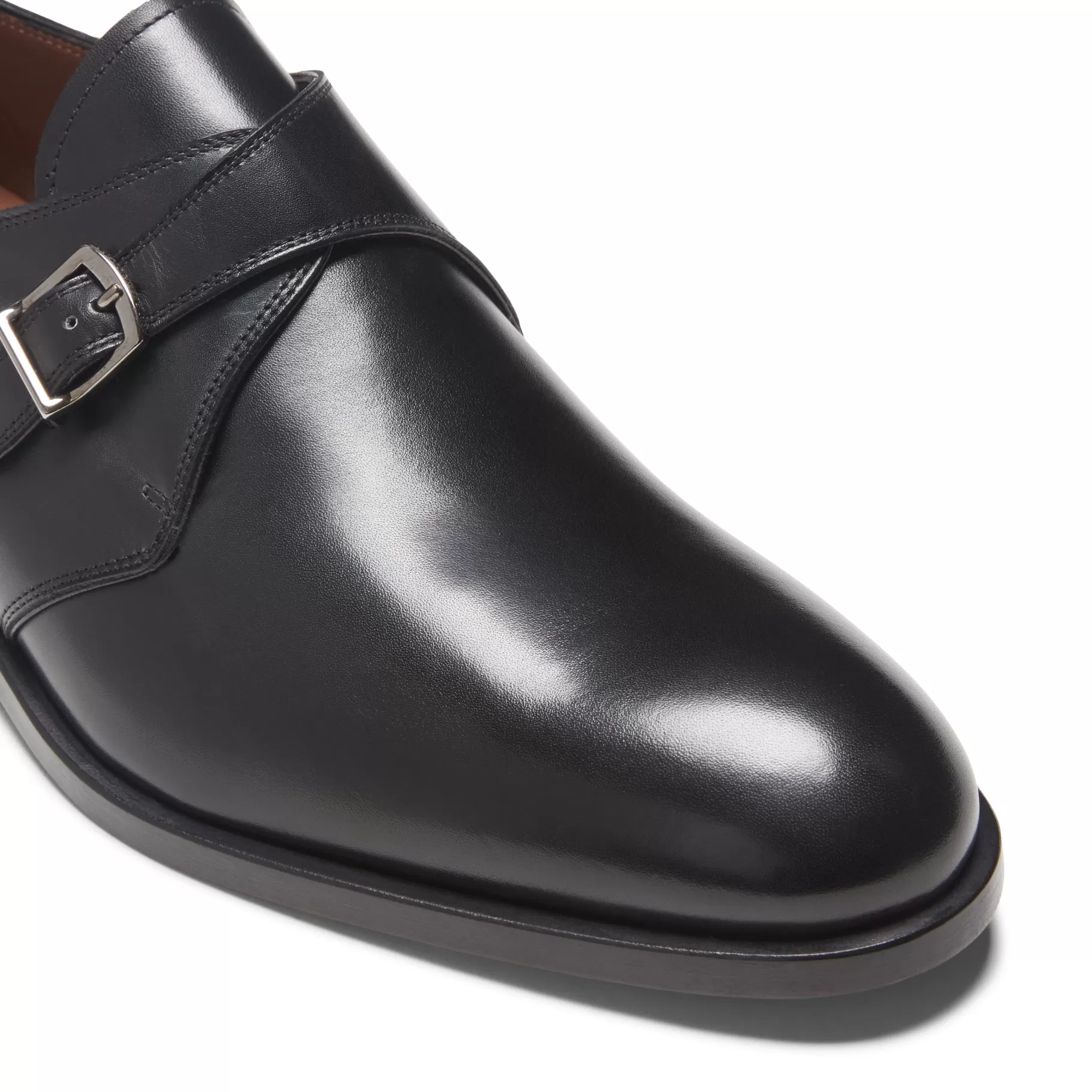 Flash Sale Fratelli Rossetti Stringate e doppia fibbia in pelle colore - Nero