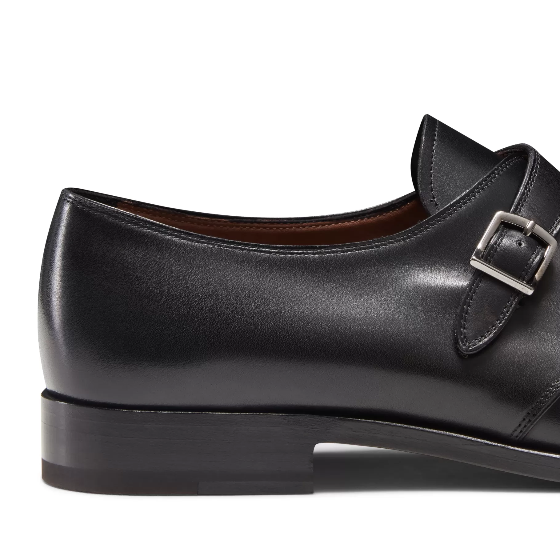 Flash Sale Fratelli Rossetti Stringate e doppia fibbia in pelle colore - Nero