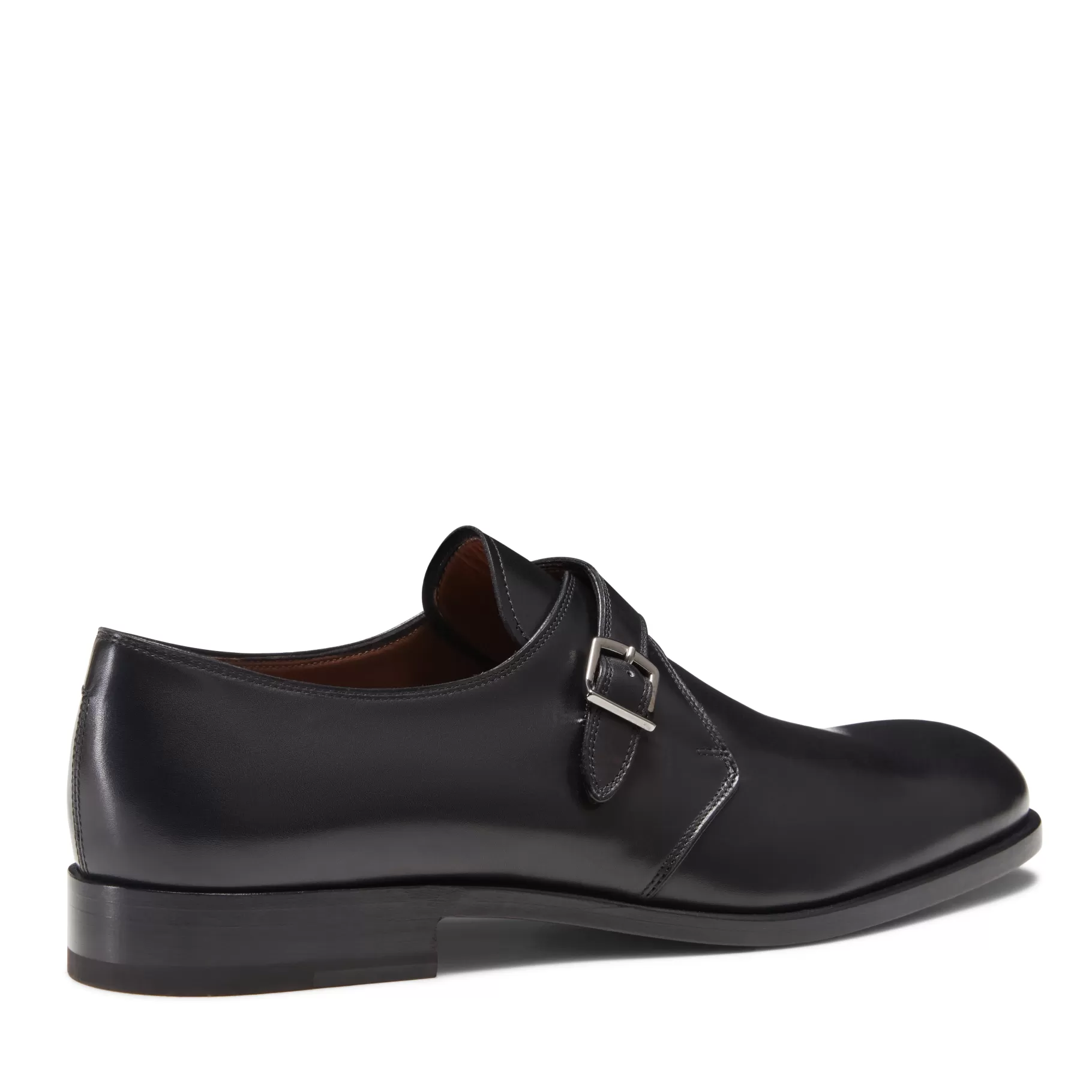 Flash Sale Fratelli Rossetti Stringate e doppia fibbia in pelle colore - Nero