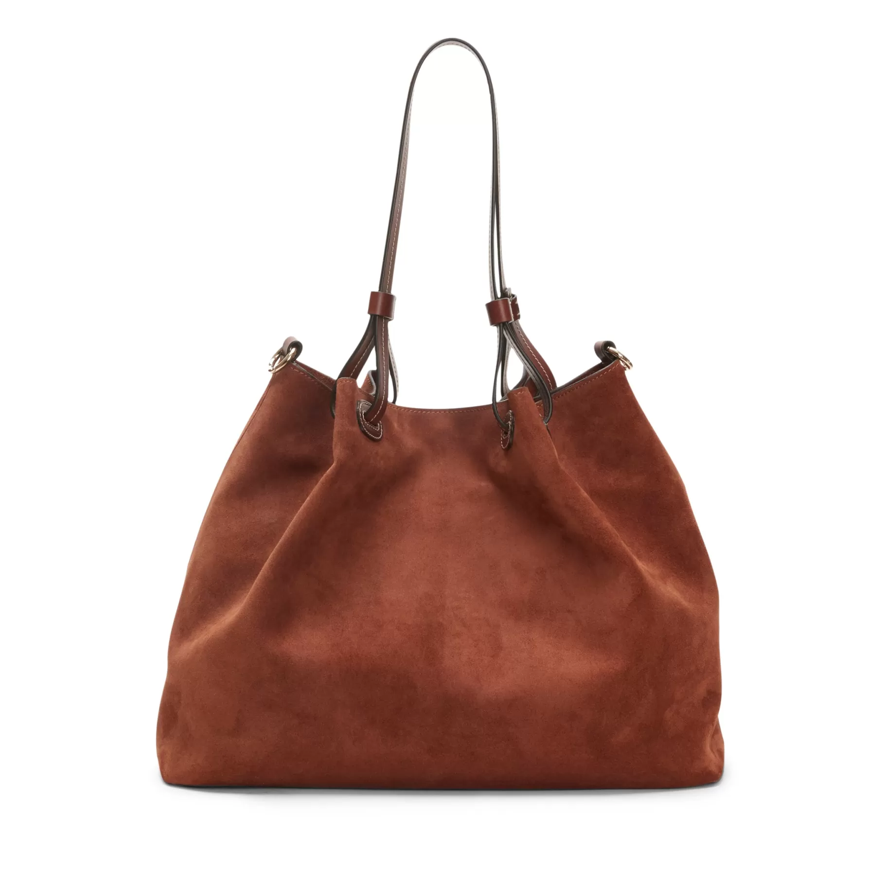 Cheap Fratelli Rossetti Tote bag in suede colore cuoio-
